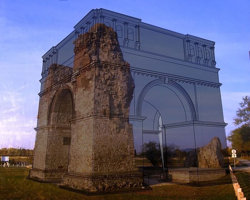 奧地利卡農通（Carnuntum）「異教徒之門」。（圖片源自：維基百科）
