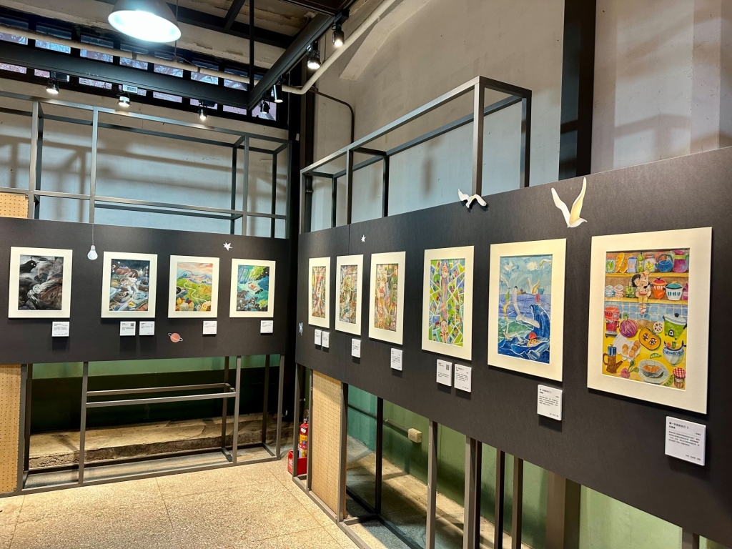 現場展出插畫家原稿作品，值得細細欣賞~ 圖片提供│典美文化基金會
