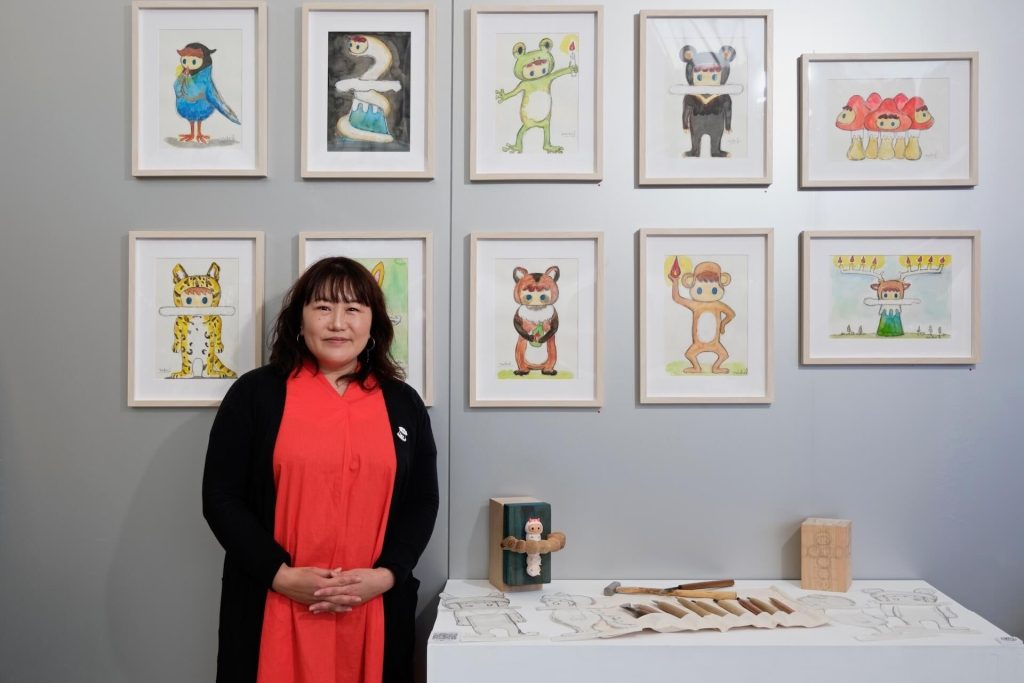 石田美穗與「神獸所在」的療癒小世界