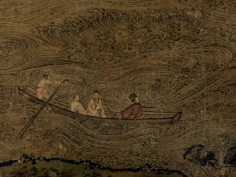 中国美術 苏東坡 赤壁赋 南京煎茶器五客 共箱 中国美術 苏東坡 赤壁赋