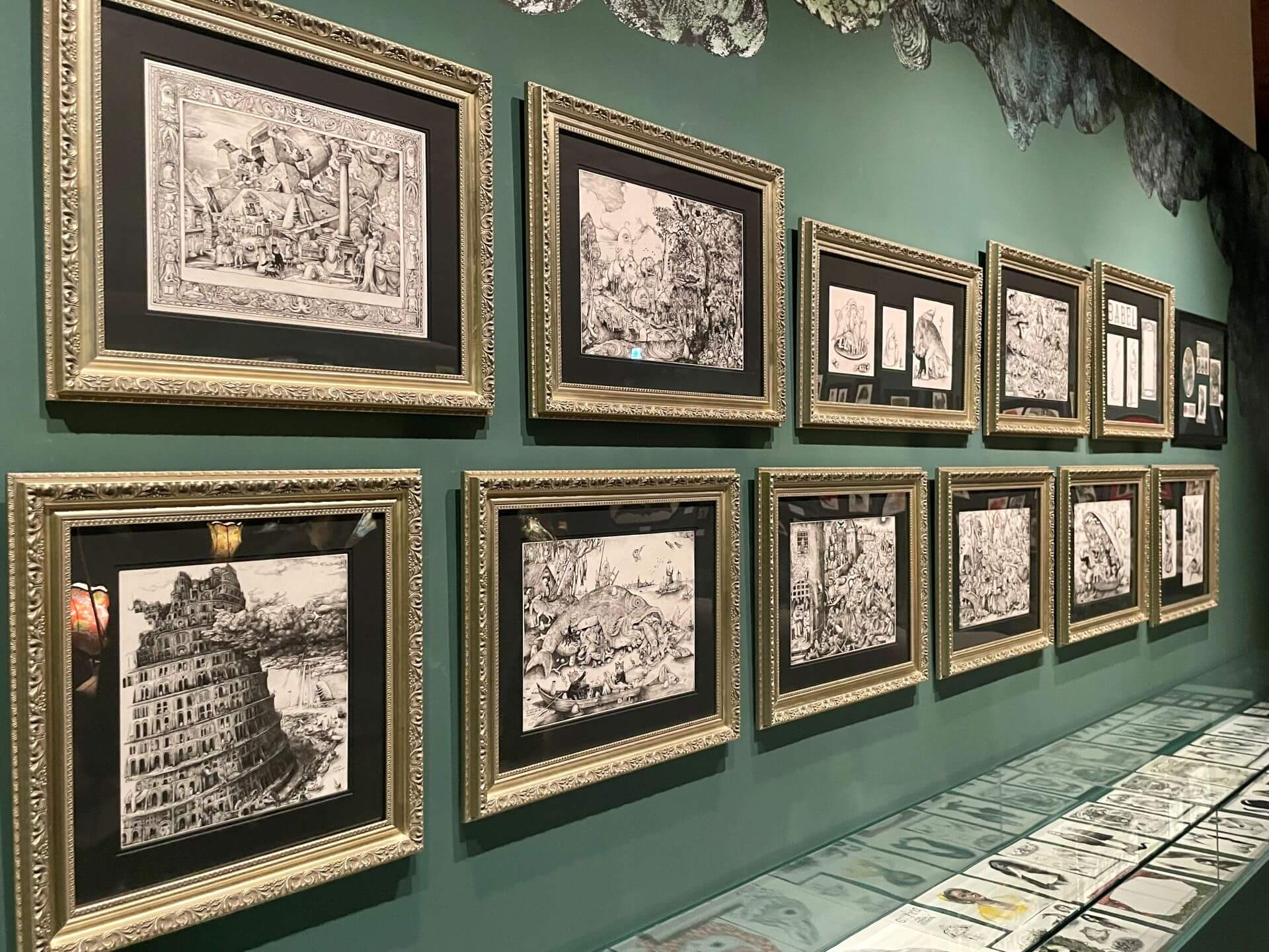 《巴別塔》展示風景。（攝影／鄭禹彤）