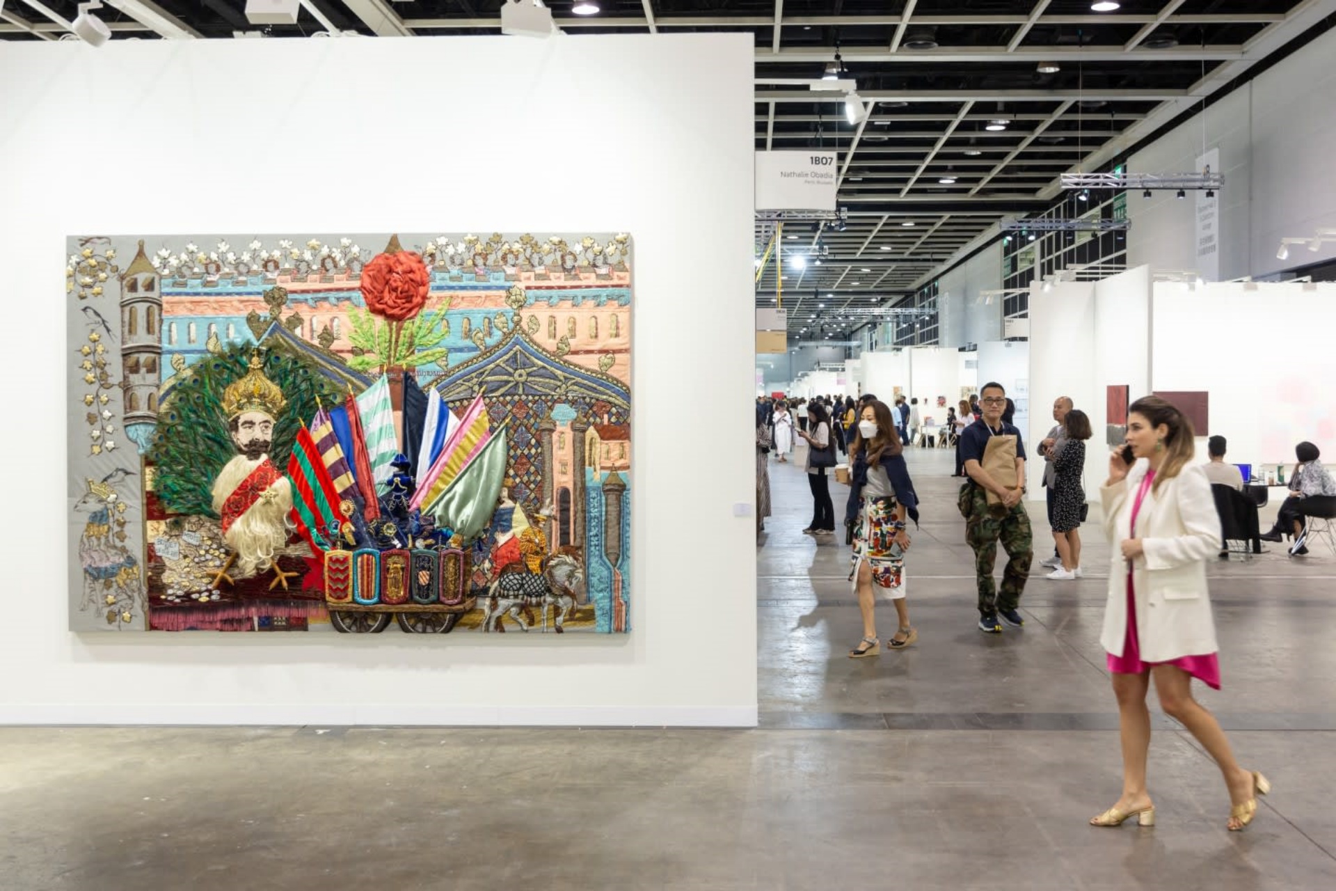 2023巴塞爾香港展會一景。（Courtesy Art Basel）