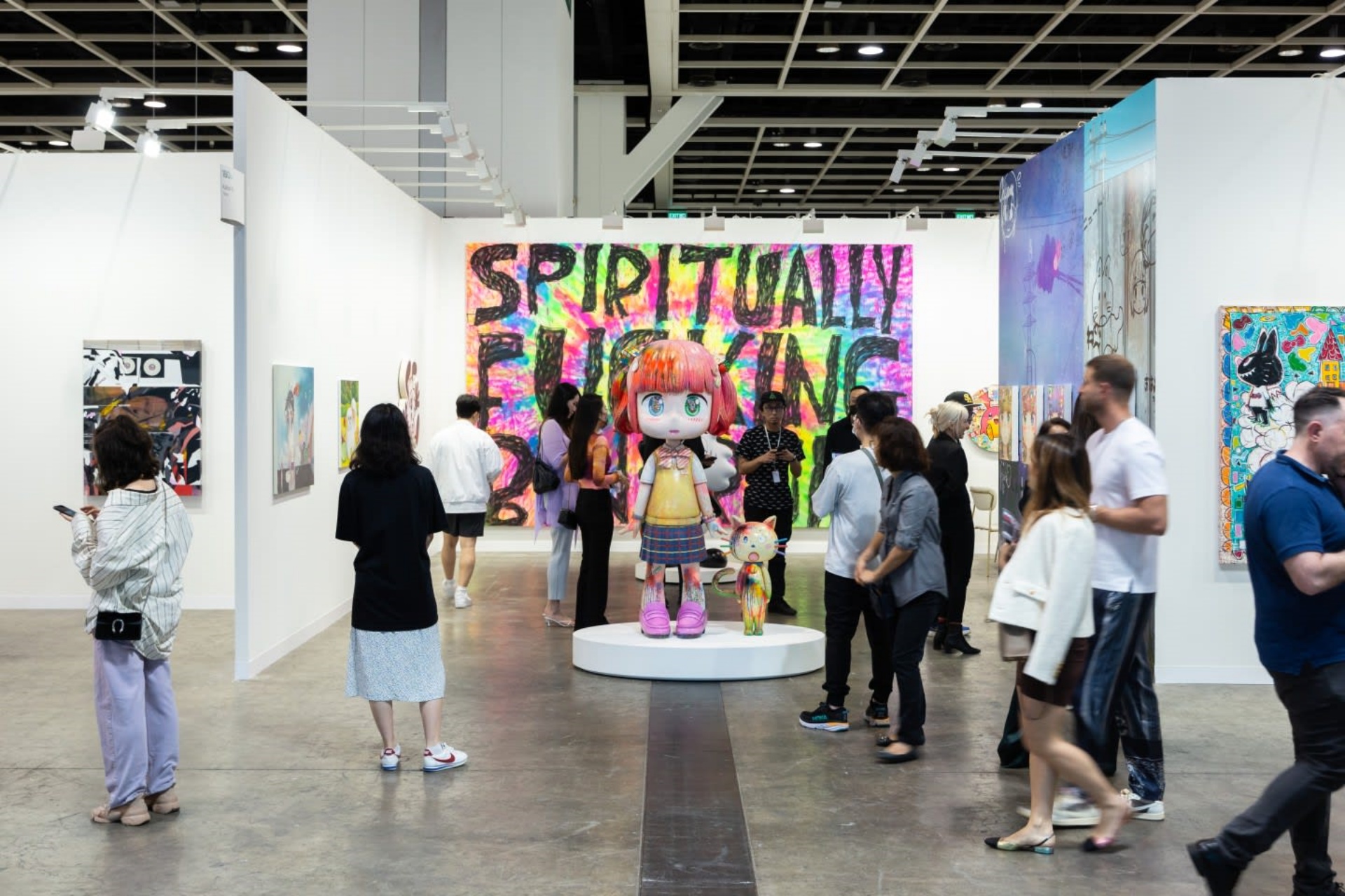 2023巴塞爾香港展會一景。（Courtesy Art Basel）