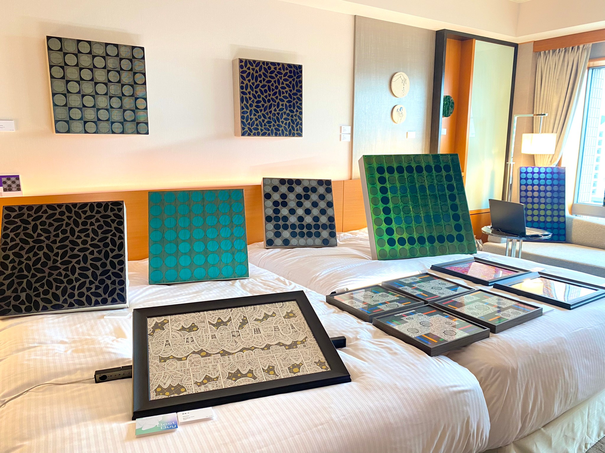 水色藝術工坊展場一景。（本刊資料室）