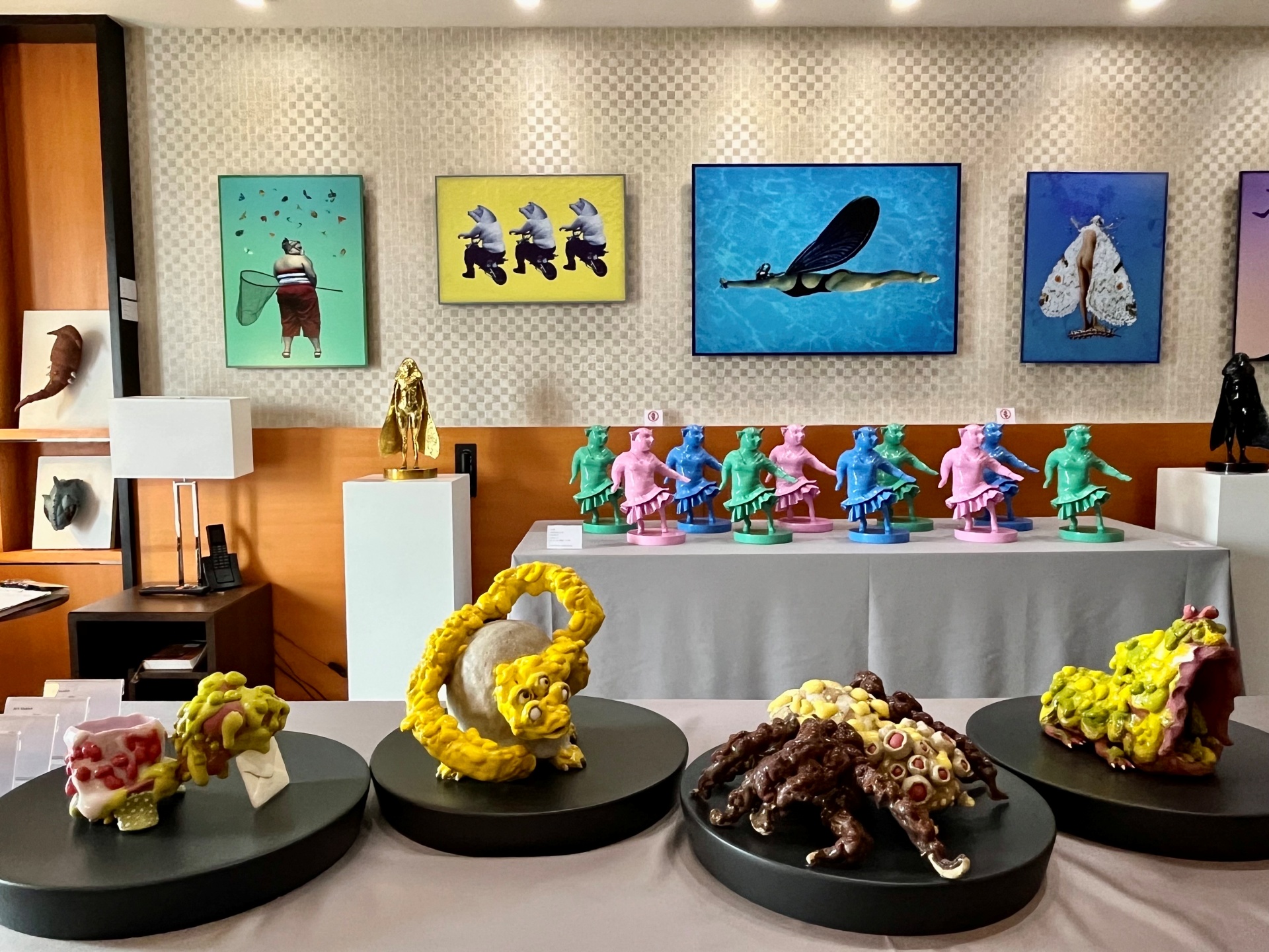 沂藝術展場一景。（本刊資料室）