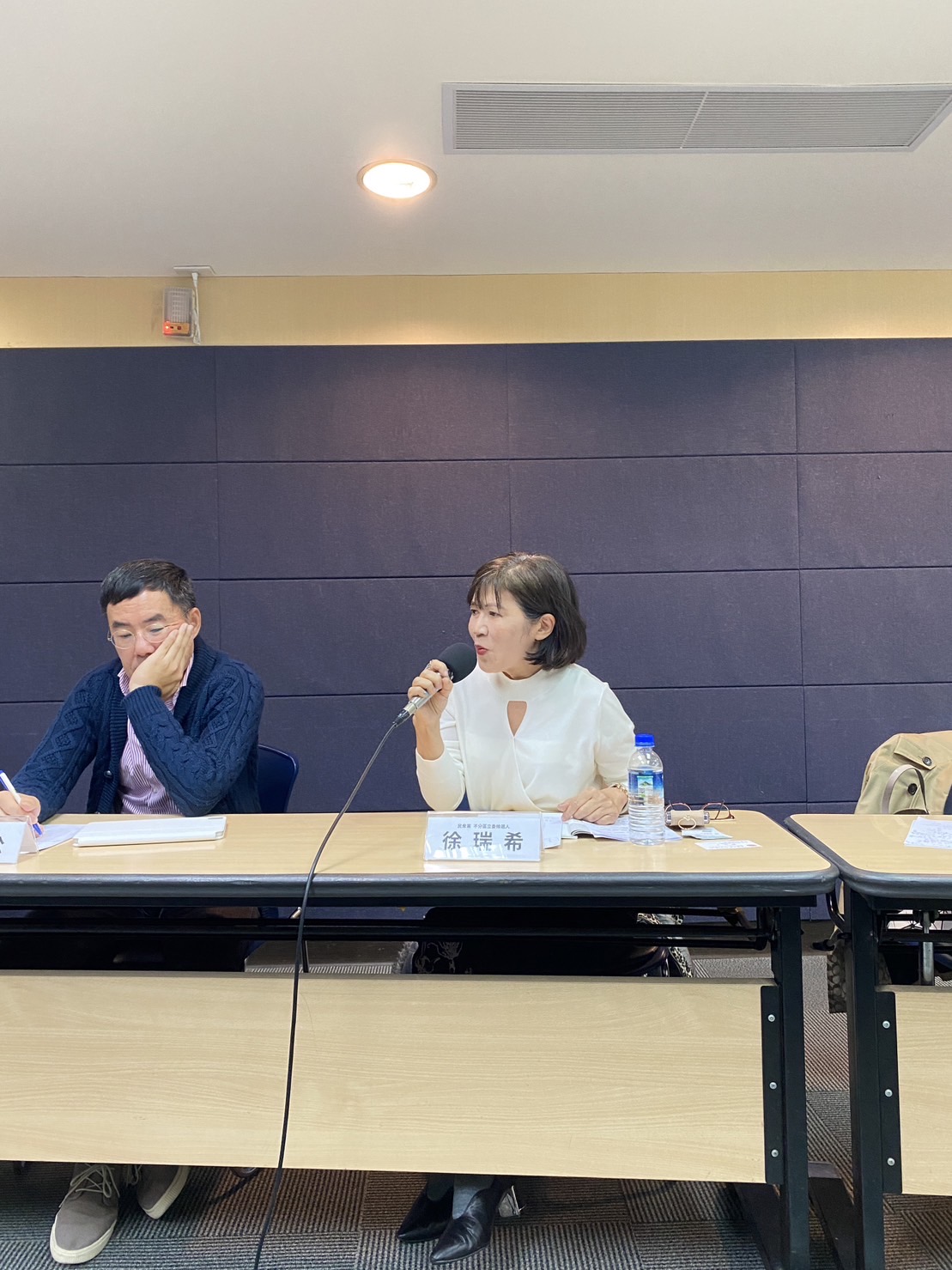 徐瑞希表示民眾黨的核心理念為自由和多元，具體包括匯集民間力量、促成治理協作平台，不限黨派延攬不同領域專業人才，拓展協作空間等。（本刊資料室）