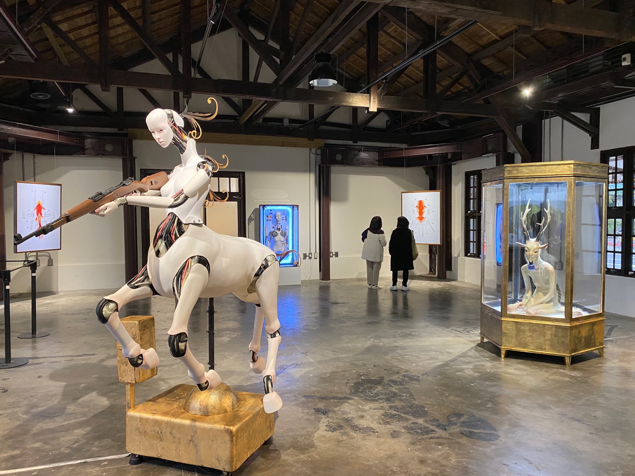 黃贊倫作品於展場一隅。（攝影／陳晞）