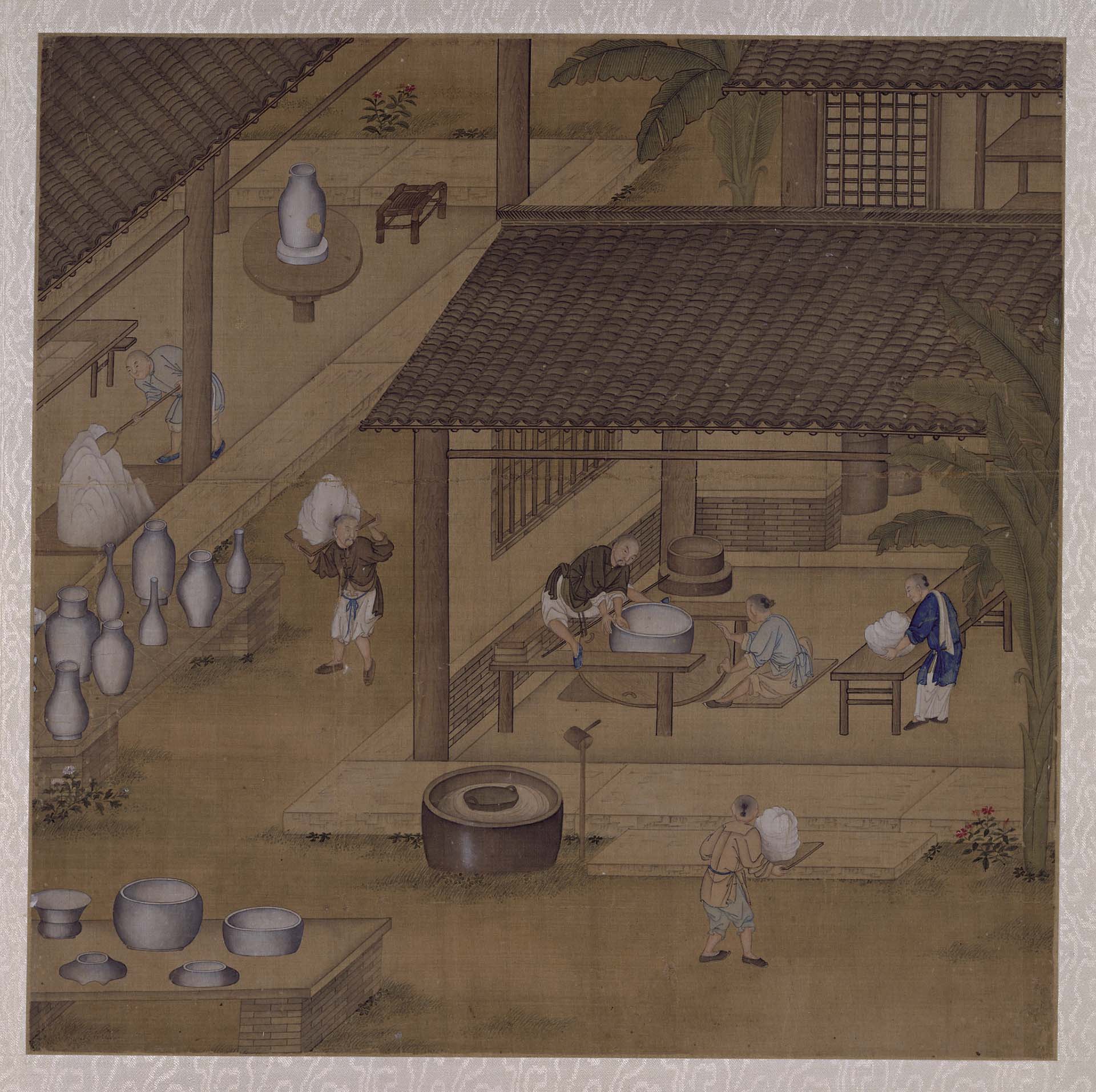 圖1 清《製瓷圖冊》，34.7×34.7公分，北京故宮博物院藏。©Public Domain