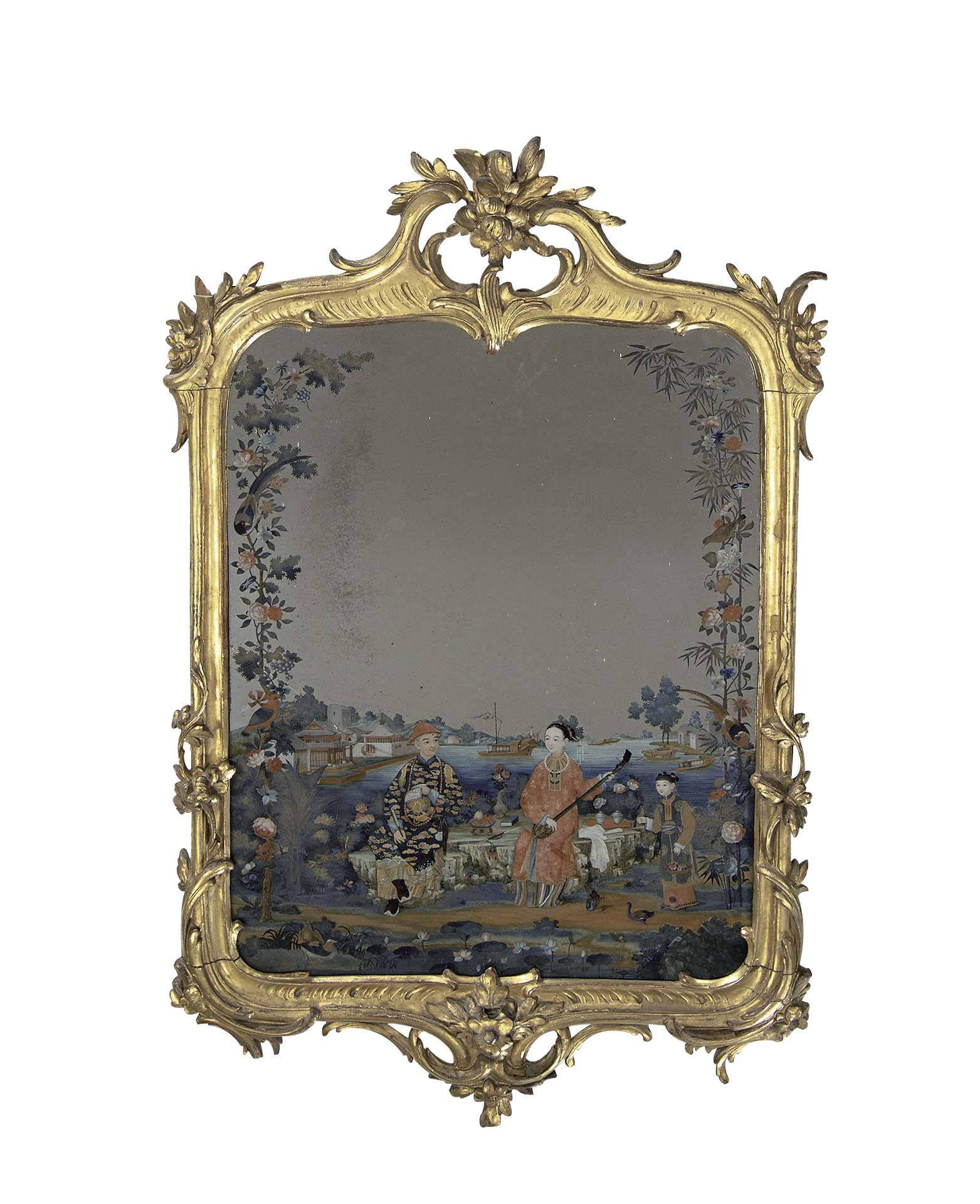 圖2 清1755至1770年〈鏡畫〉，81×51.3公分，荷蘭國家博物館藏。©Rijksmuseum