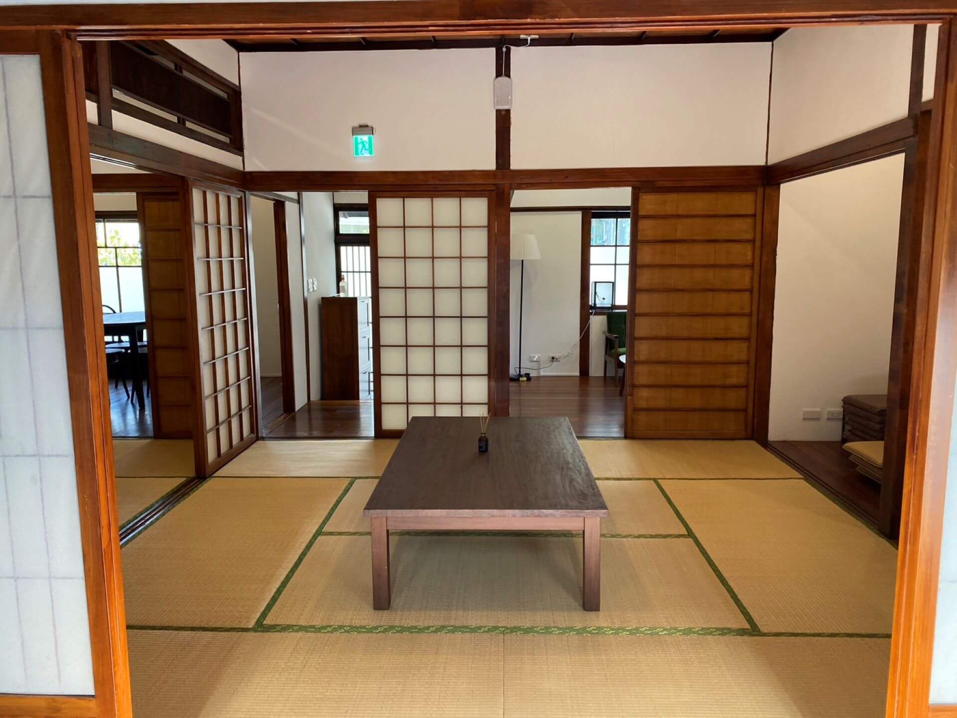 日式建築「繆思苑」客廳。（攝影／朱佑霖）