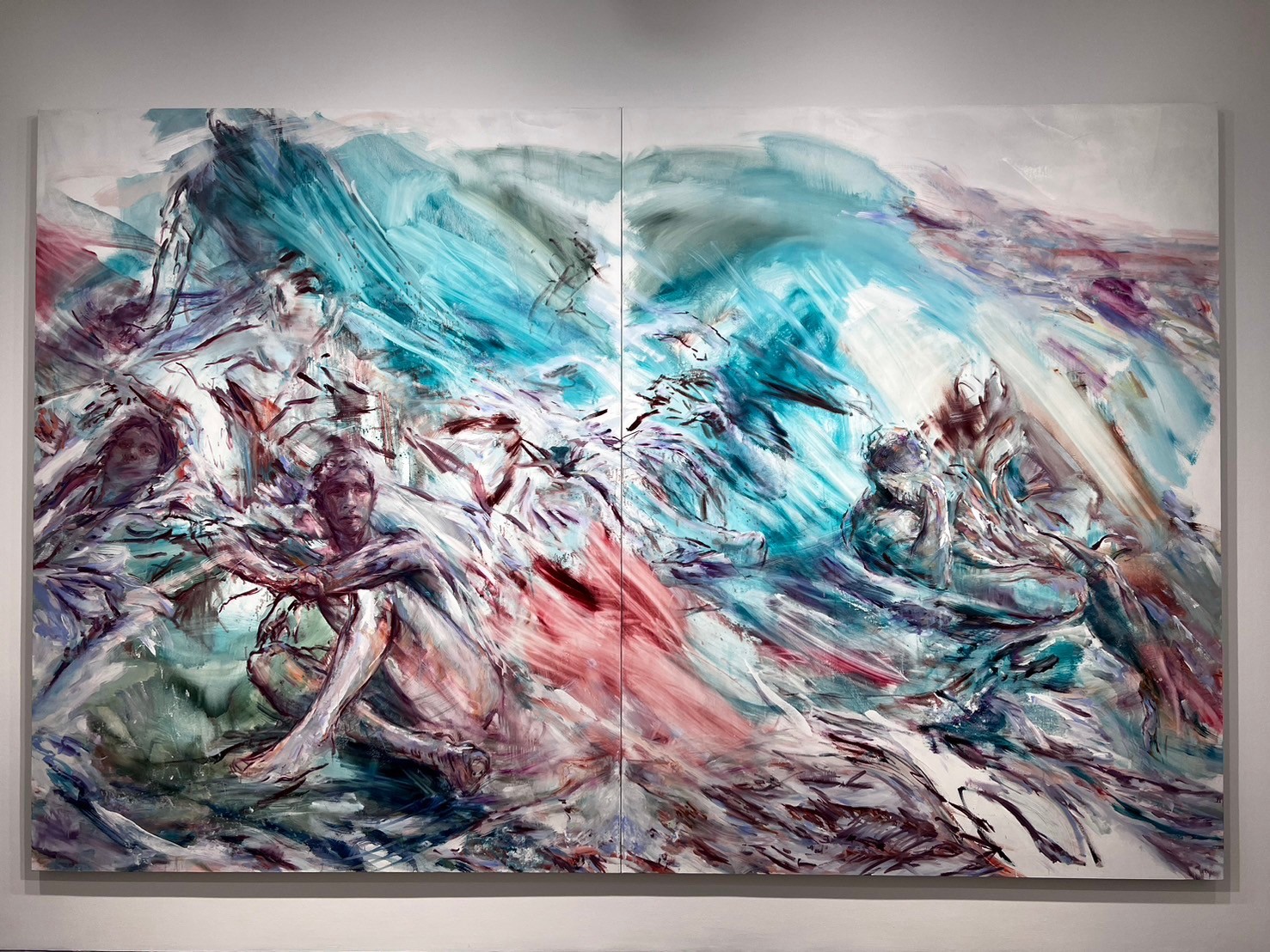 佩斯畫廊舉辦凱莉．曼寧的香港首次個展「Sea Change」。（本刊資料室）