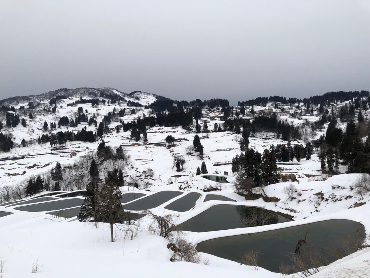 山古志村雪景。（攝影／張寶成）