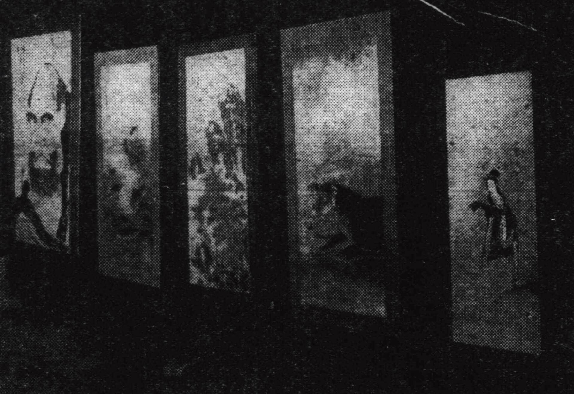 臺展落選者繪畫展的照片。（圖片來源：《臺灣日日新報》，1927–11–23（夕刊版2），劉錡豫提供）