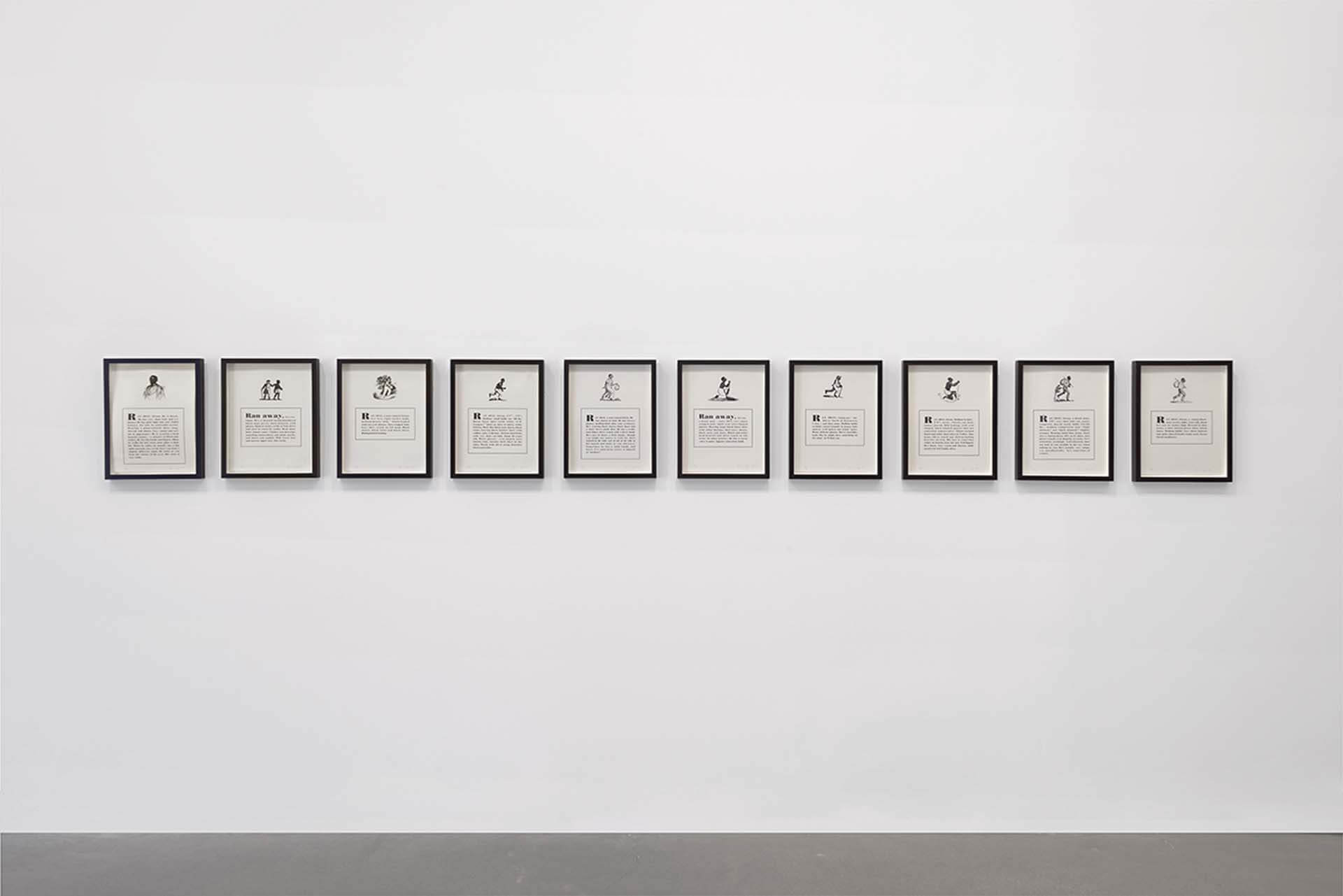 格蘭．里根，《Runaways》，Suite of 10 lithographs Edition of 45 and 10 APs，40.7×30.5 cm，1993。（ Photographer Credit: Jeff McLane ©…