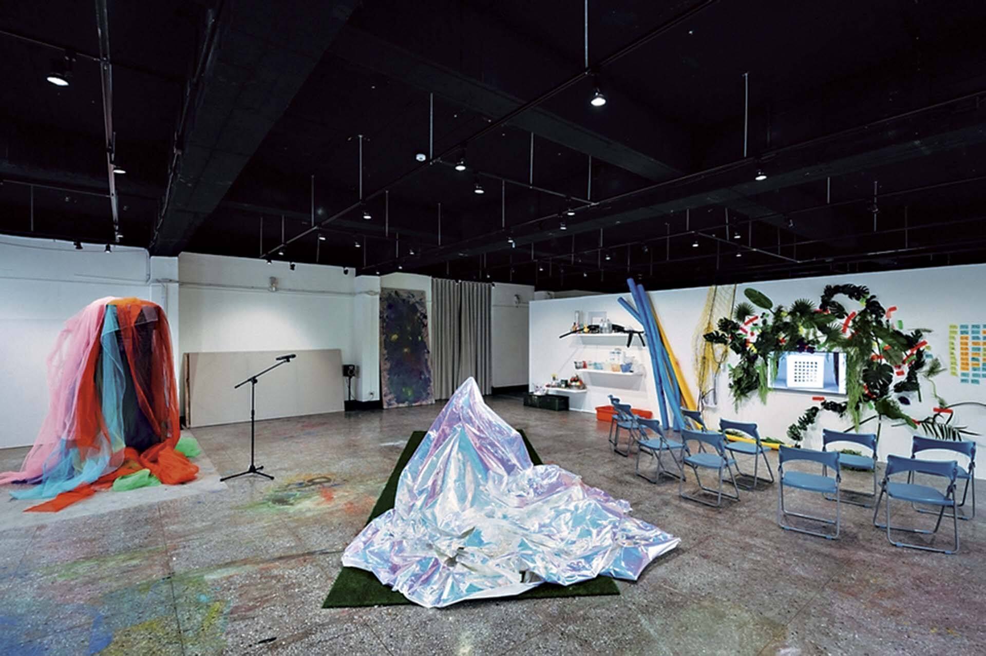 「Re: Play 操/演現場」展出現場。（C-LAB臺灣當代文化實驗場提供）