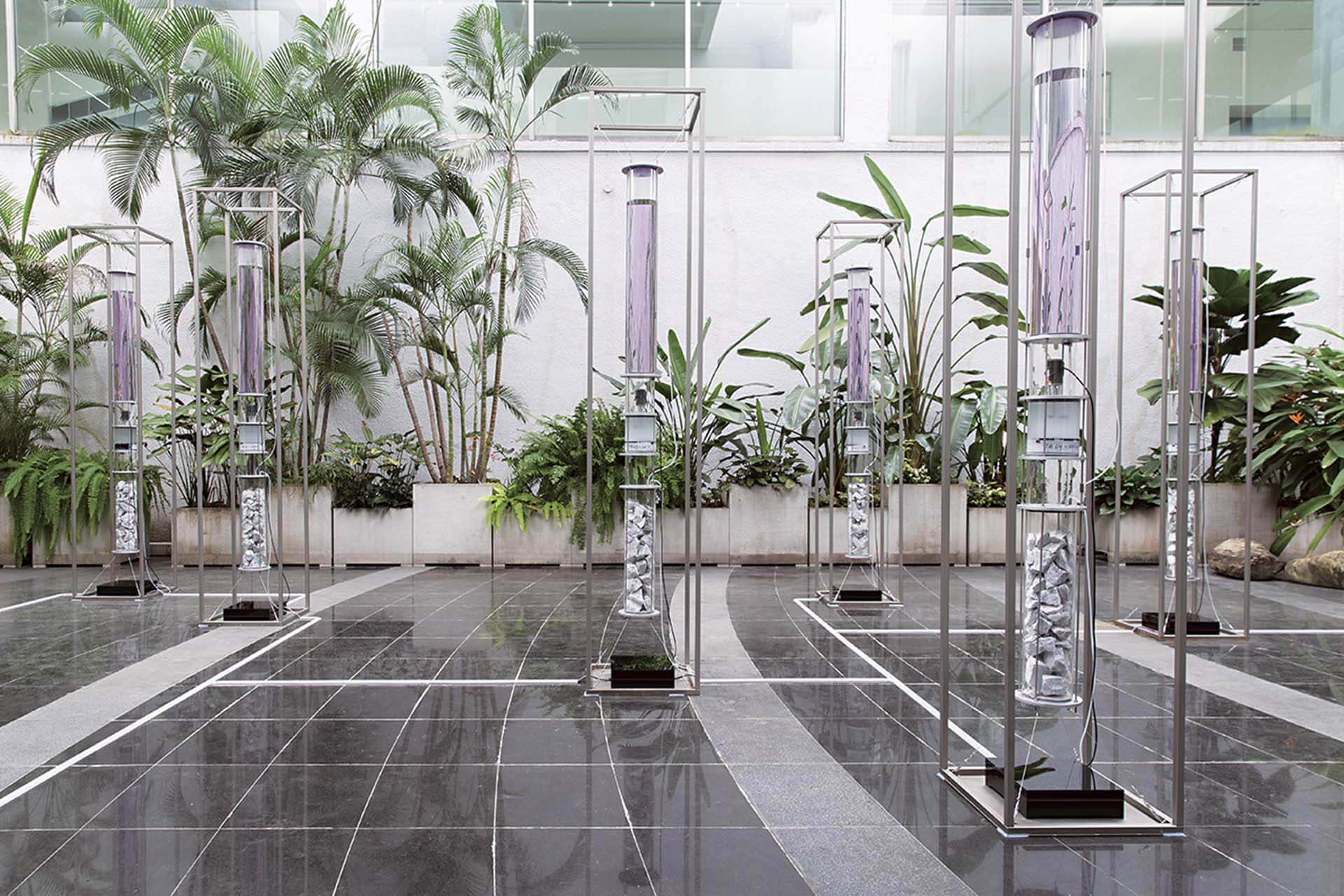 2020年台北雙年展張永達作品《scape.unseen_model-T》。(圖像由藝術家及臺北市立美術館提供)