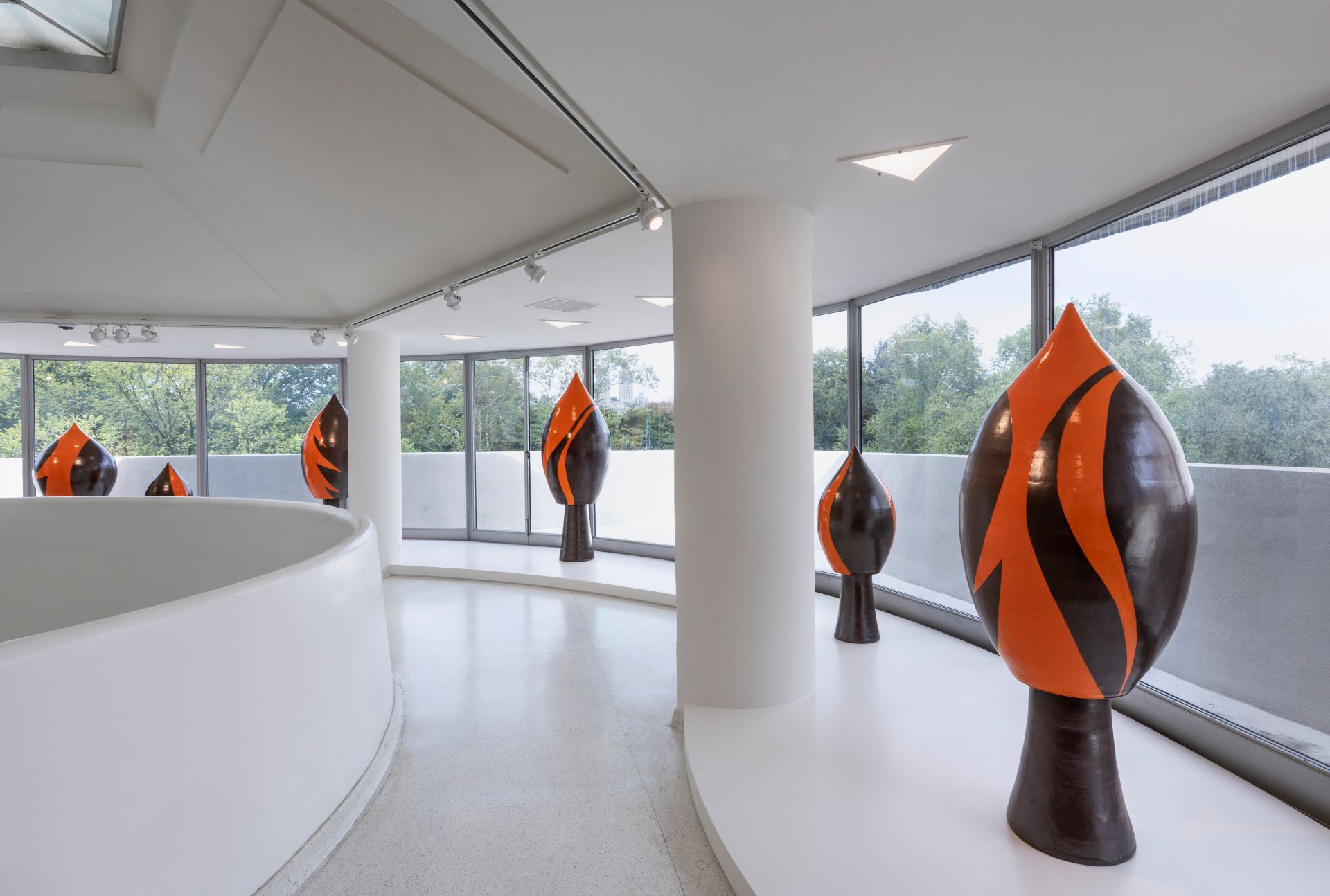Installation view, Only the Young: Experimental Art in Korea, 1960s–1970s, Solomon R. Guggenheim Museum, New York, Septe…
