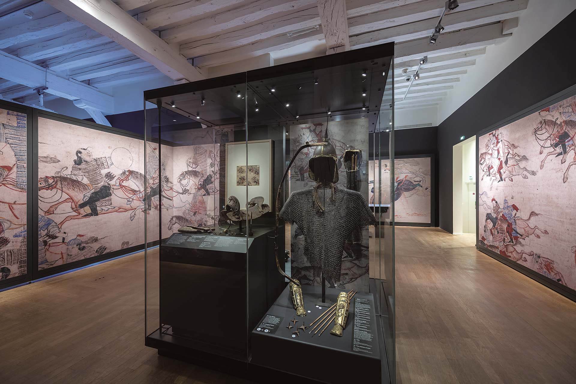 展場「帝國的建立」單元。（法國南特歷史博物館提供）