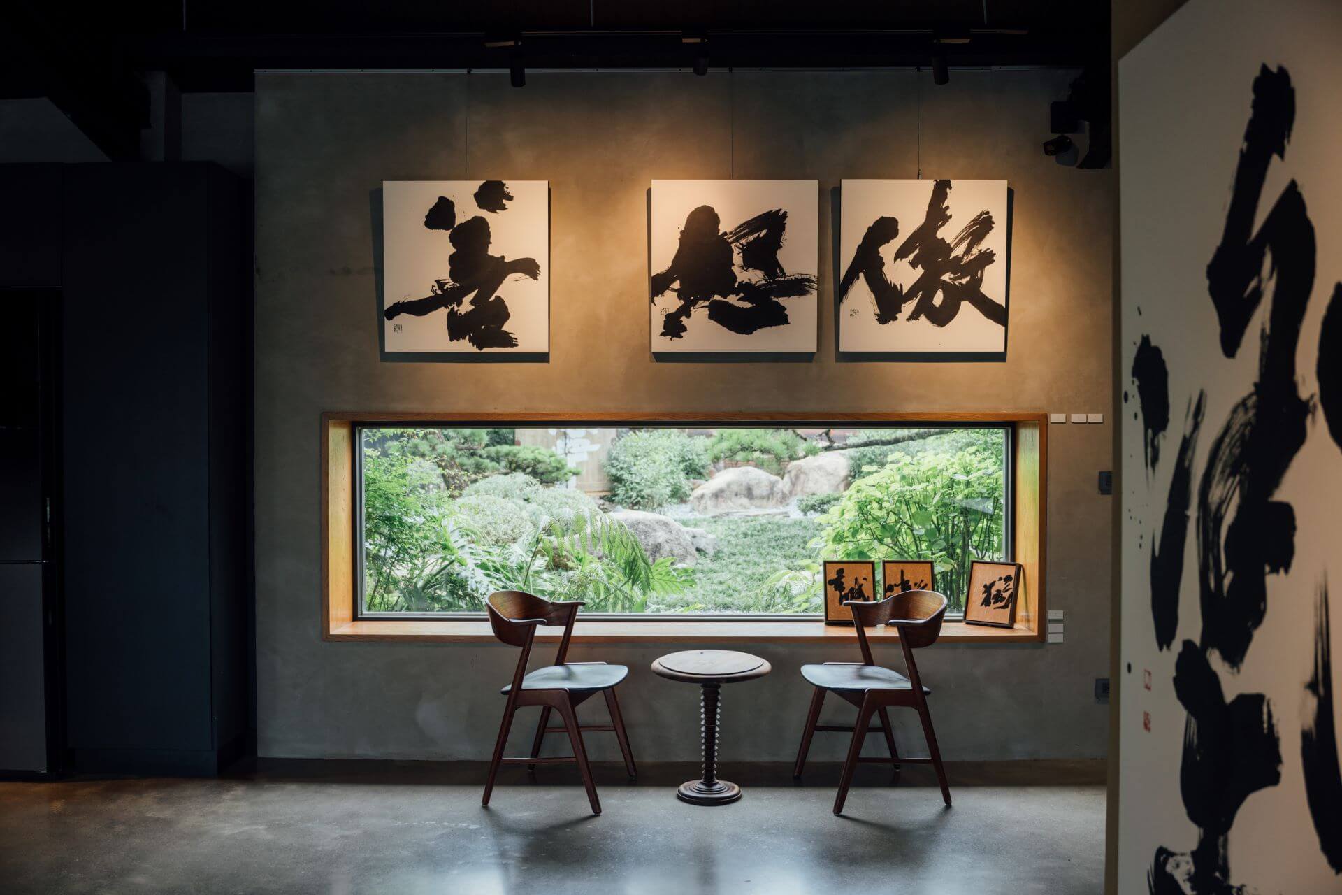 「慢行：王意淳書法展」展場照。（圖片提供／王意淳）
