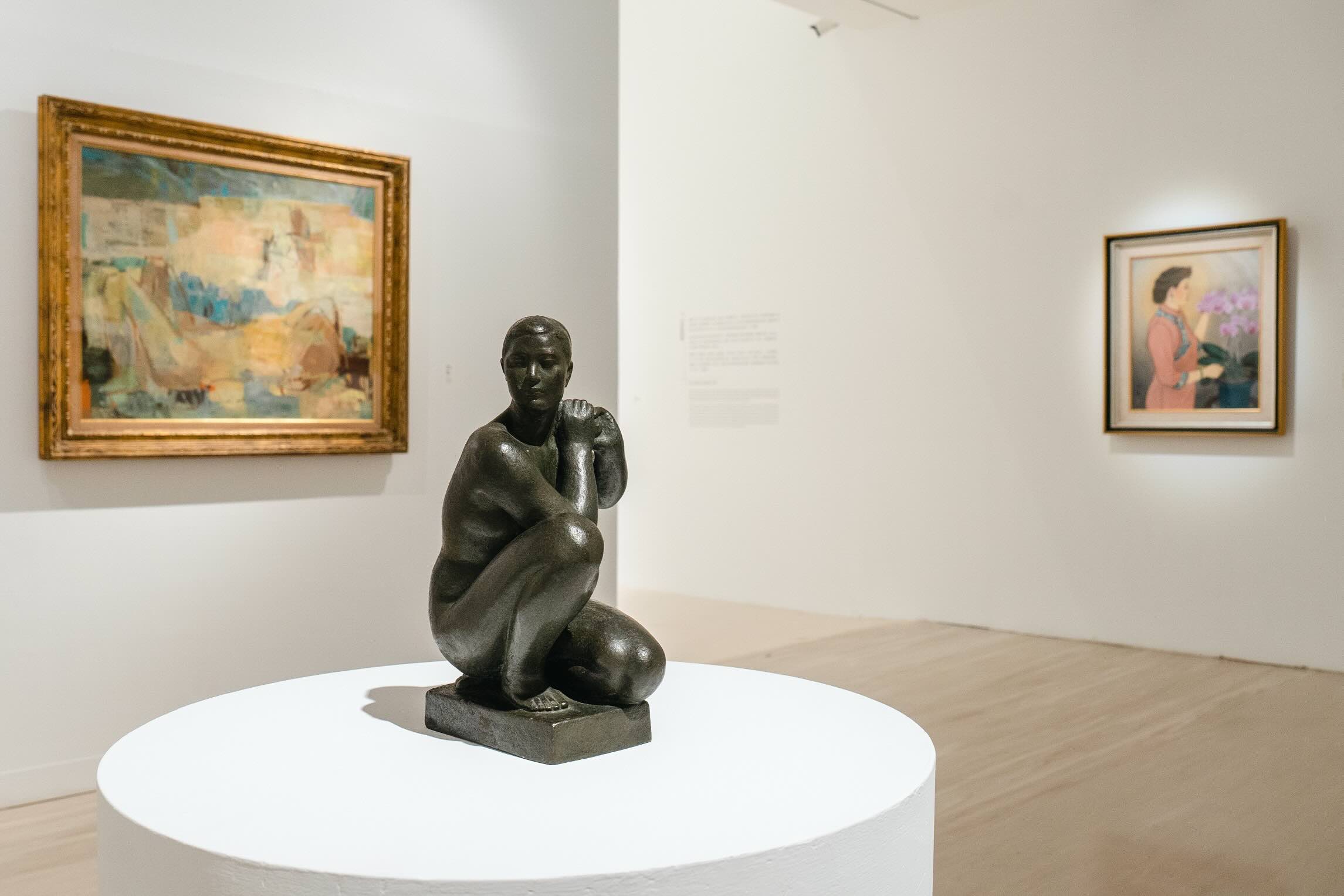 高美館《青春印記》展場一隅。（高雄市立美術館提供）