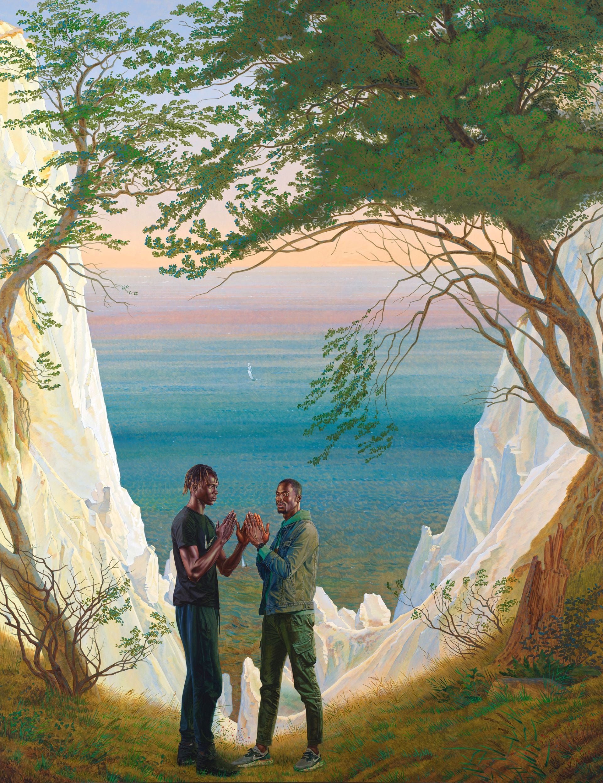 凱德・威利（Kehinde Wiley），《序曲》，2021。（© Kehinde Wiley）