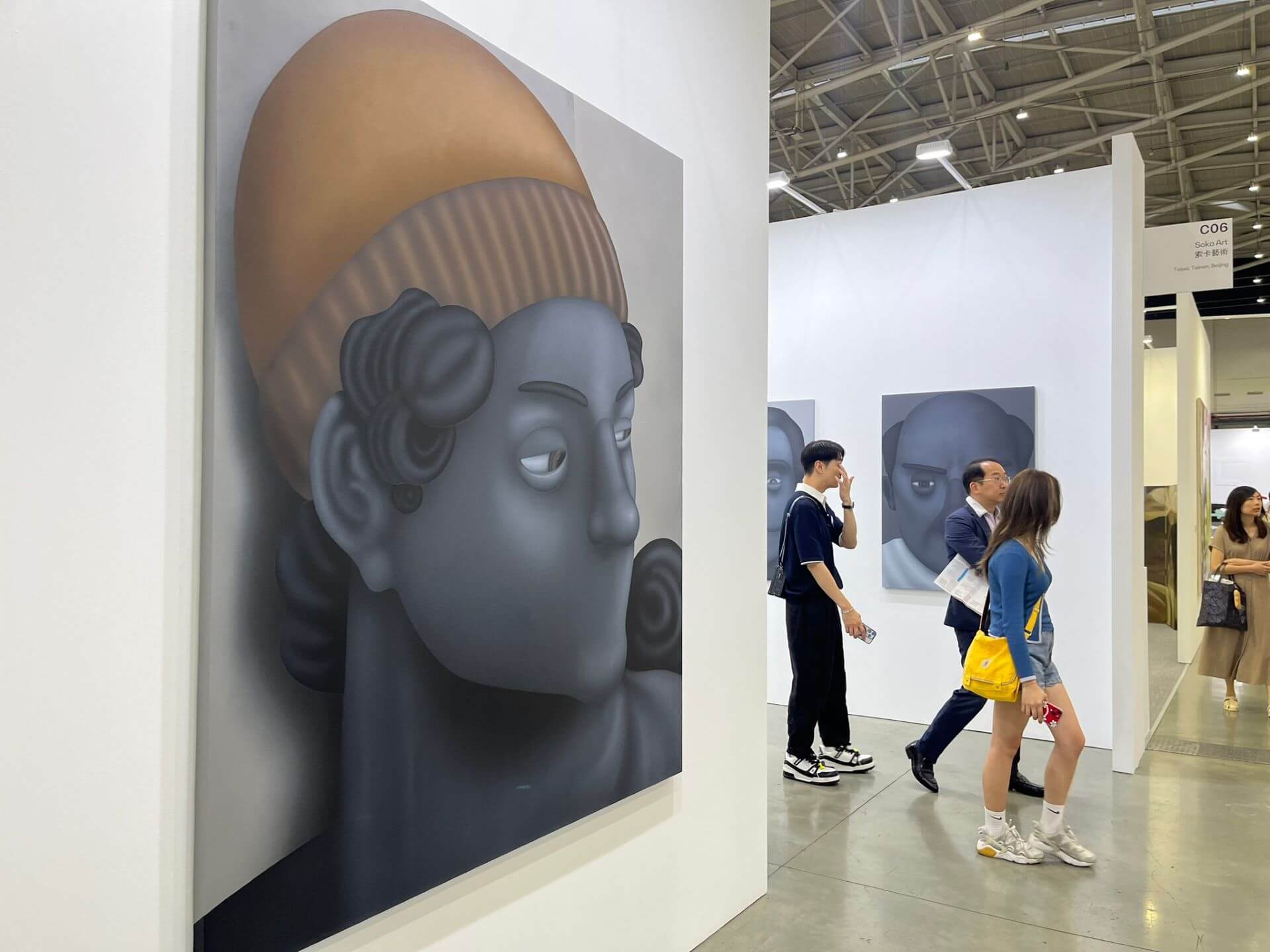 索卡藝術在2024台北當代展位風景。（本刊資料室）