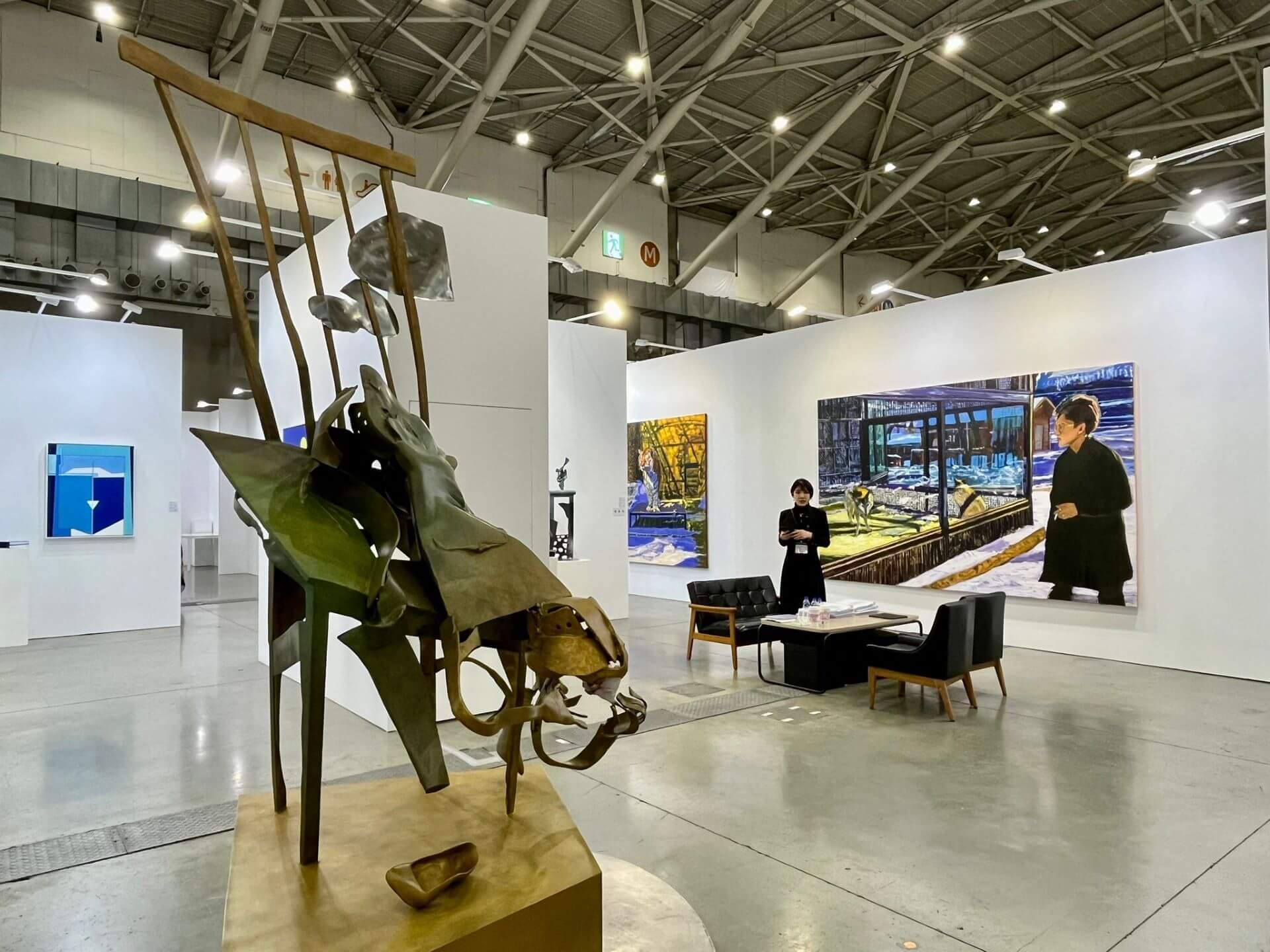 采泥藝術在2024台北當代展位風景。（本刊資料室）