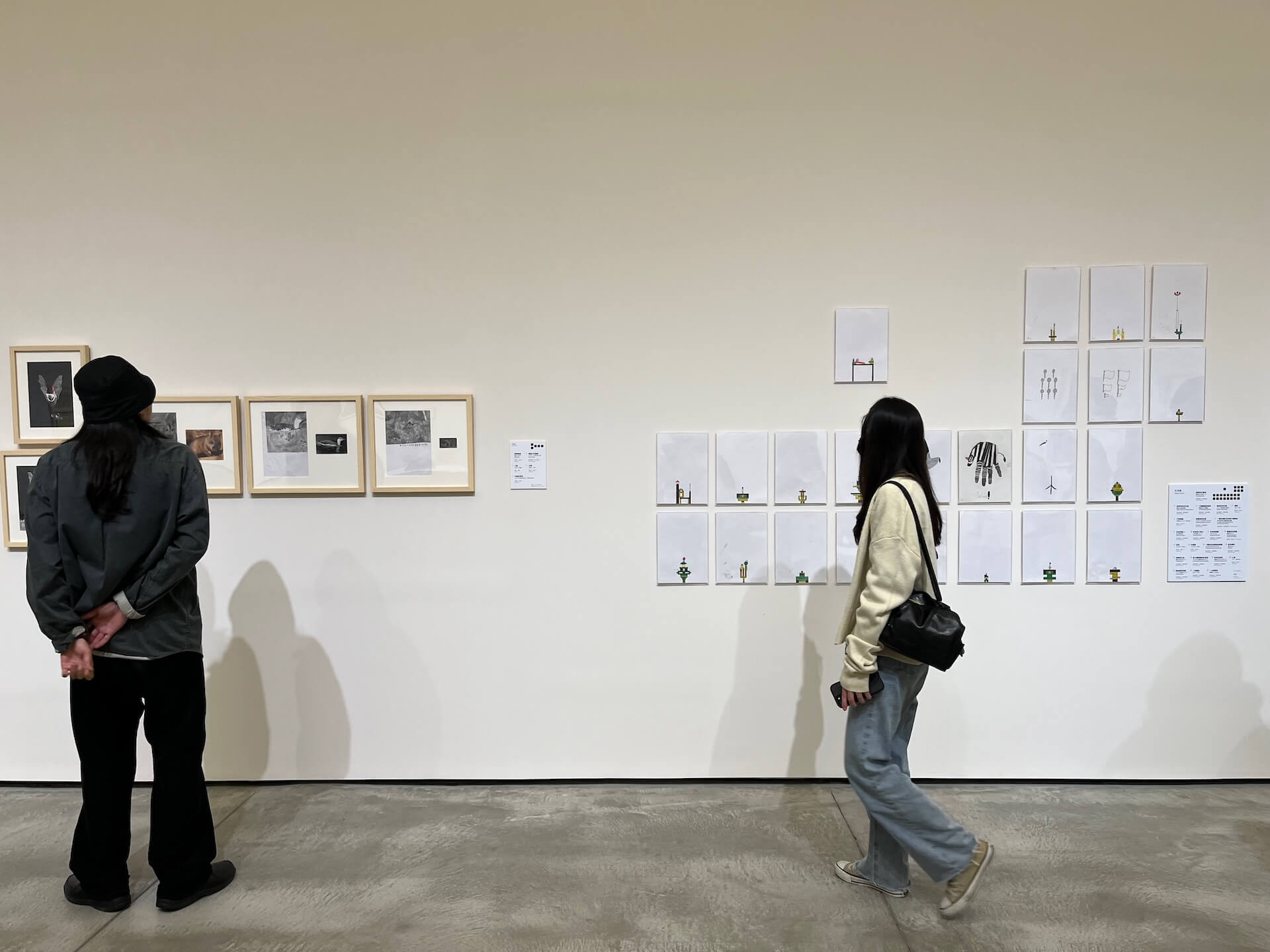 「藝術是⾃由的⼒量」展場一隅。（攝影／蔡昕縈）