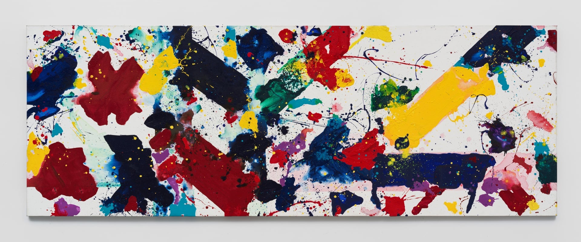 山姆．法蘭西斯，《無題》，壓克力 畫布，127 × 353 cm，1980。預估價：1,800萬至2,800萬新台幣。（羅芙奧提供）