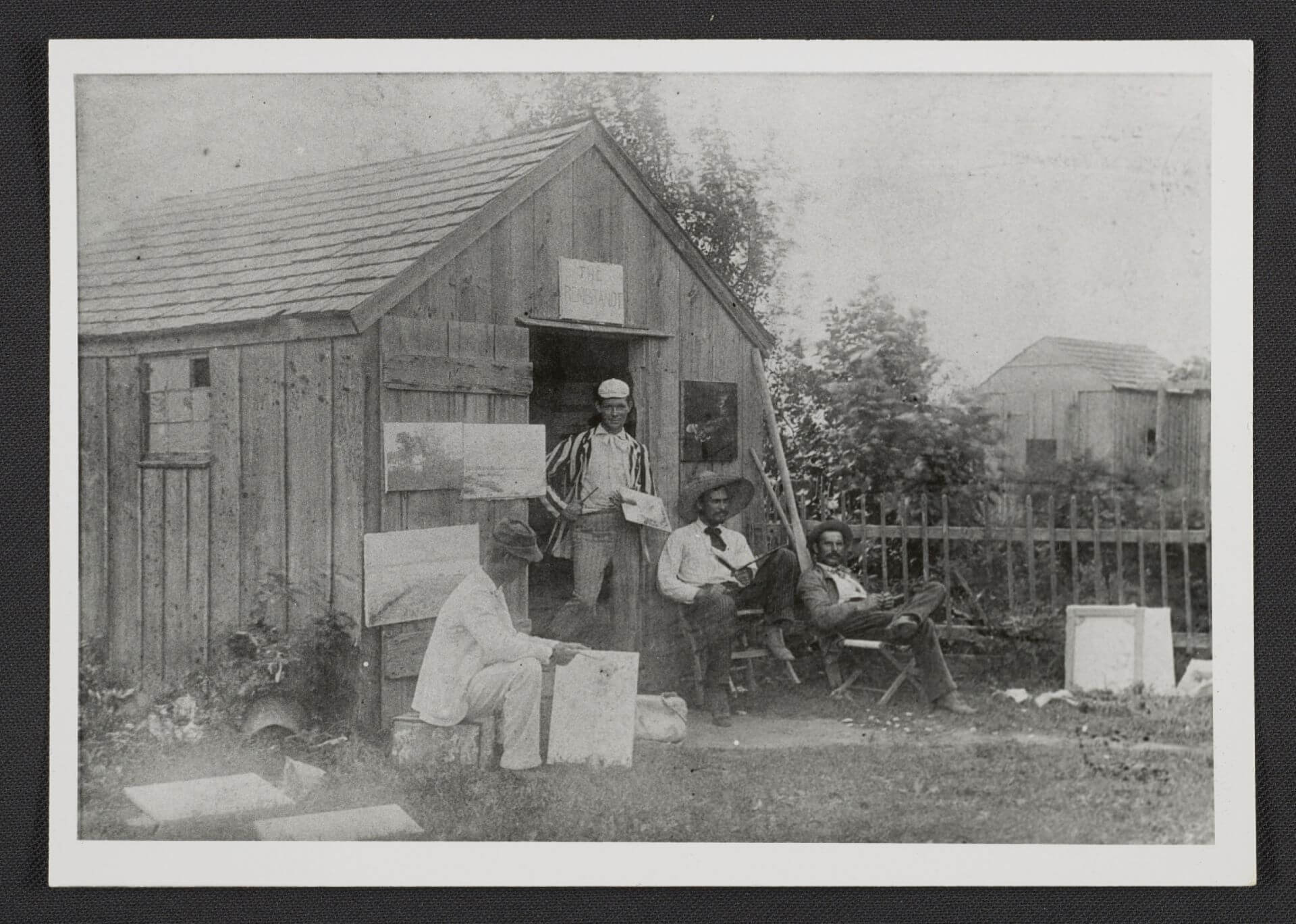 1895年,「夏季學校」聚集於紐約長島南安普頓(Southampton)的藝術學生。(Public Domain)