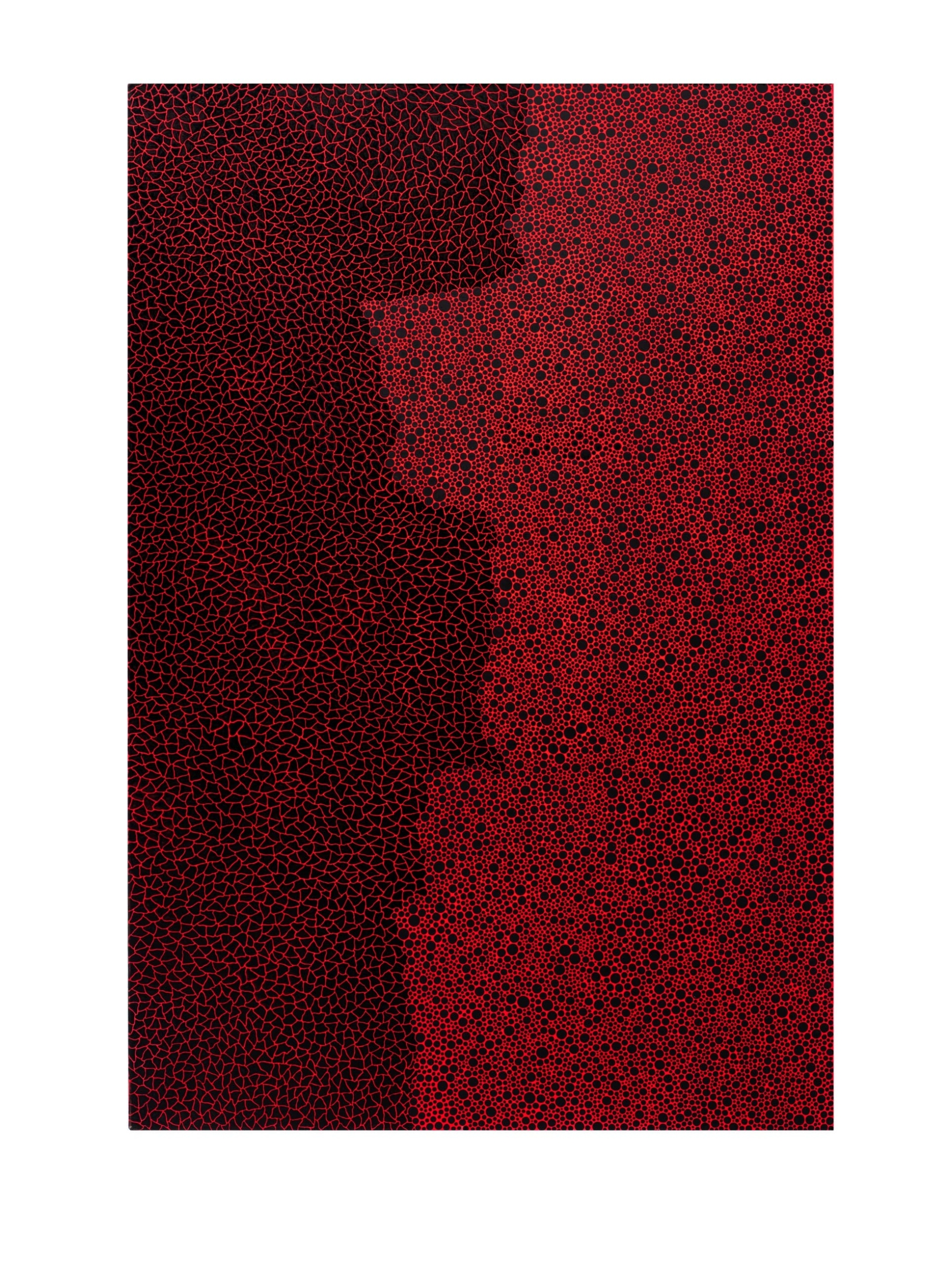 草間彌生，《無限》，壓克力 畫布，193×129.5 cm，1995。估價待詢。（邦瀚斯提供）
