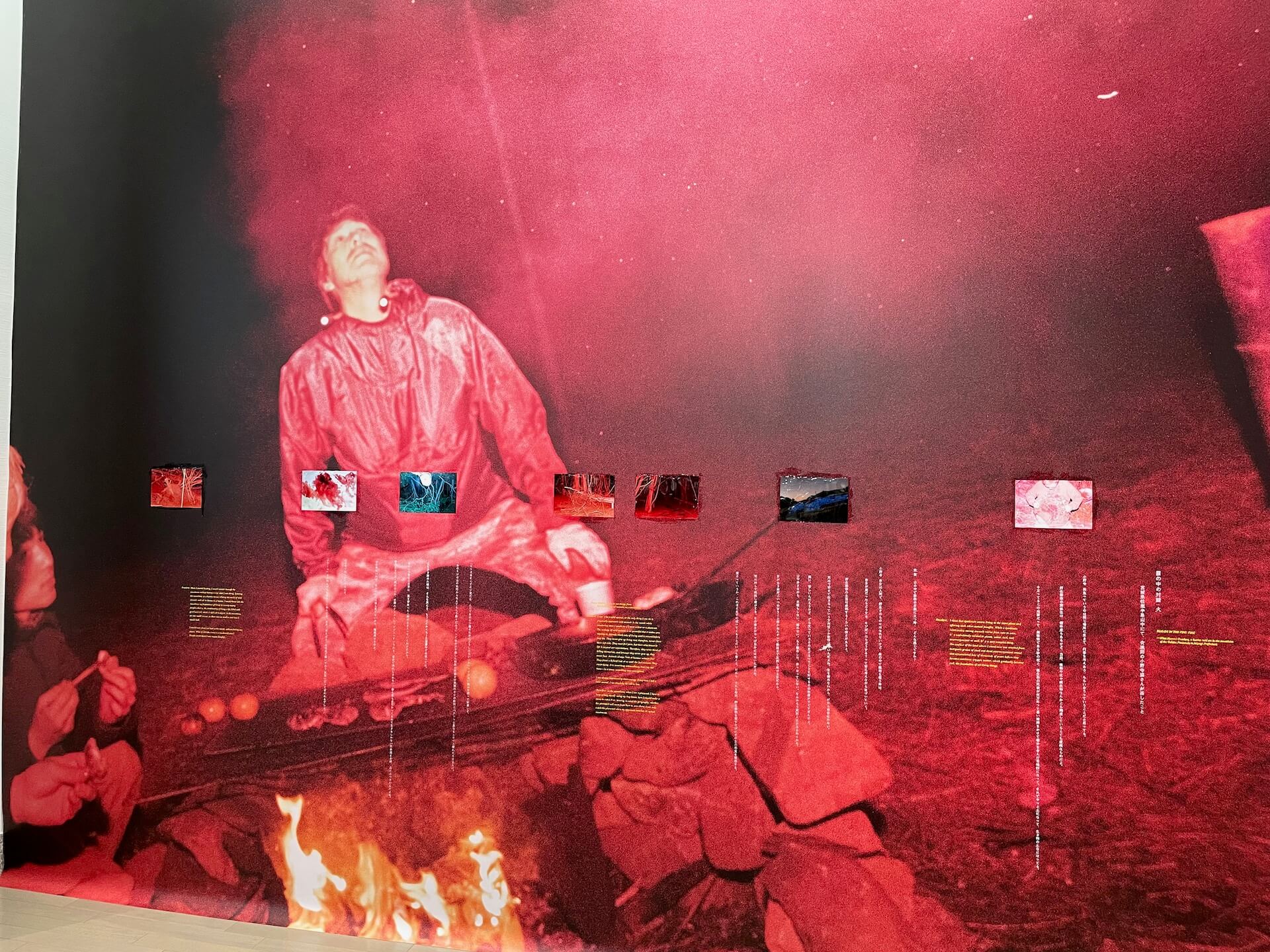 志賀理江子，《霧中對話》。（攝影／呂佩怡）