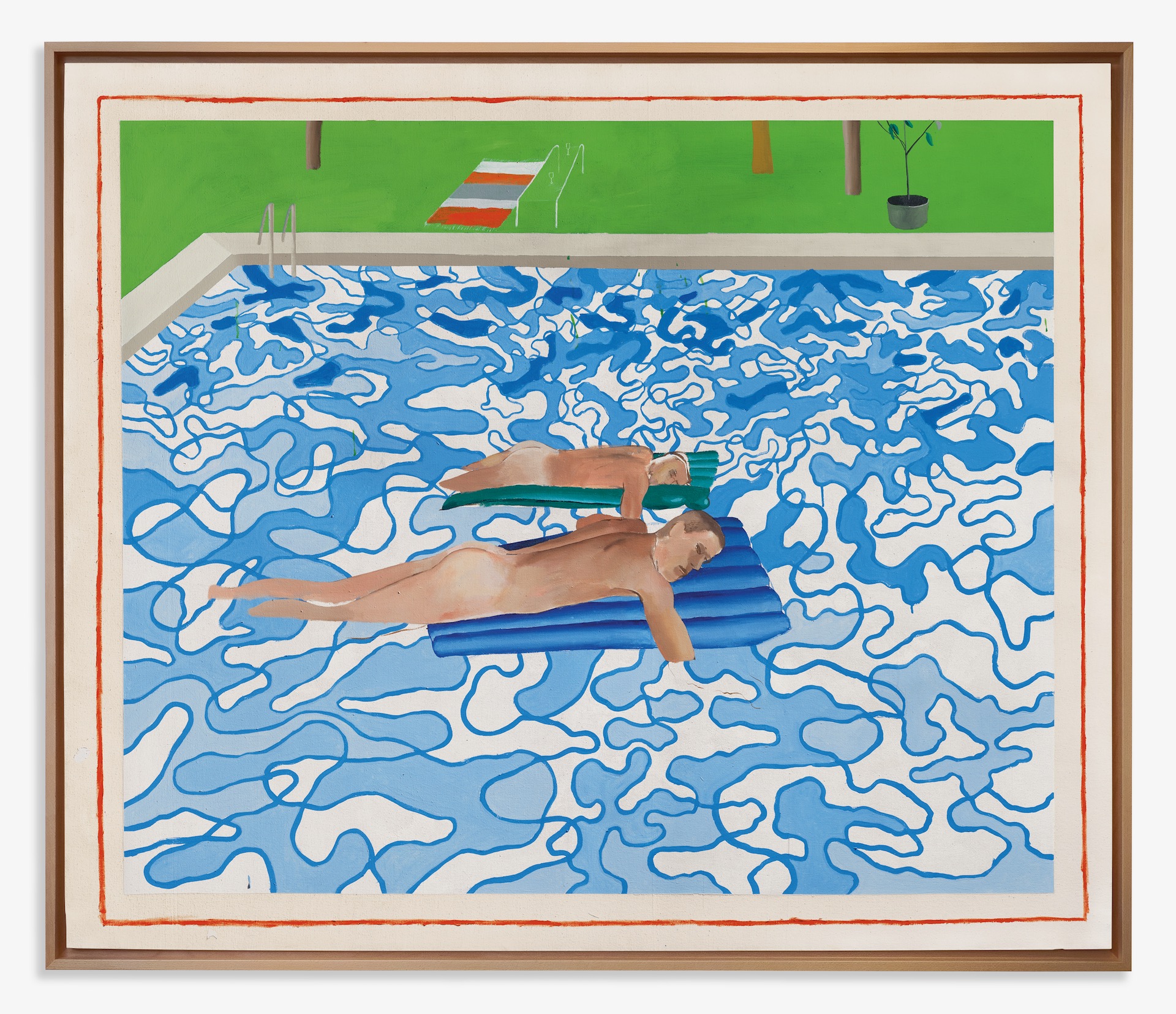 大衛．霍克尼（David Hockney）的《加利福尼亞》（California，1965）以約2,400萬美元成交。