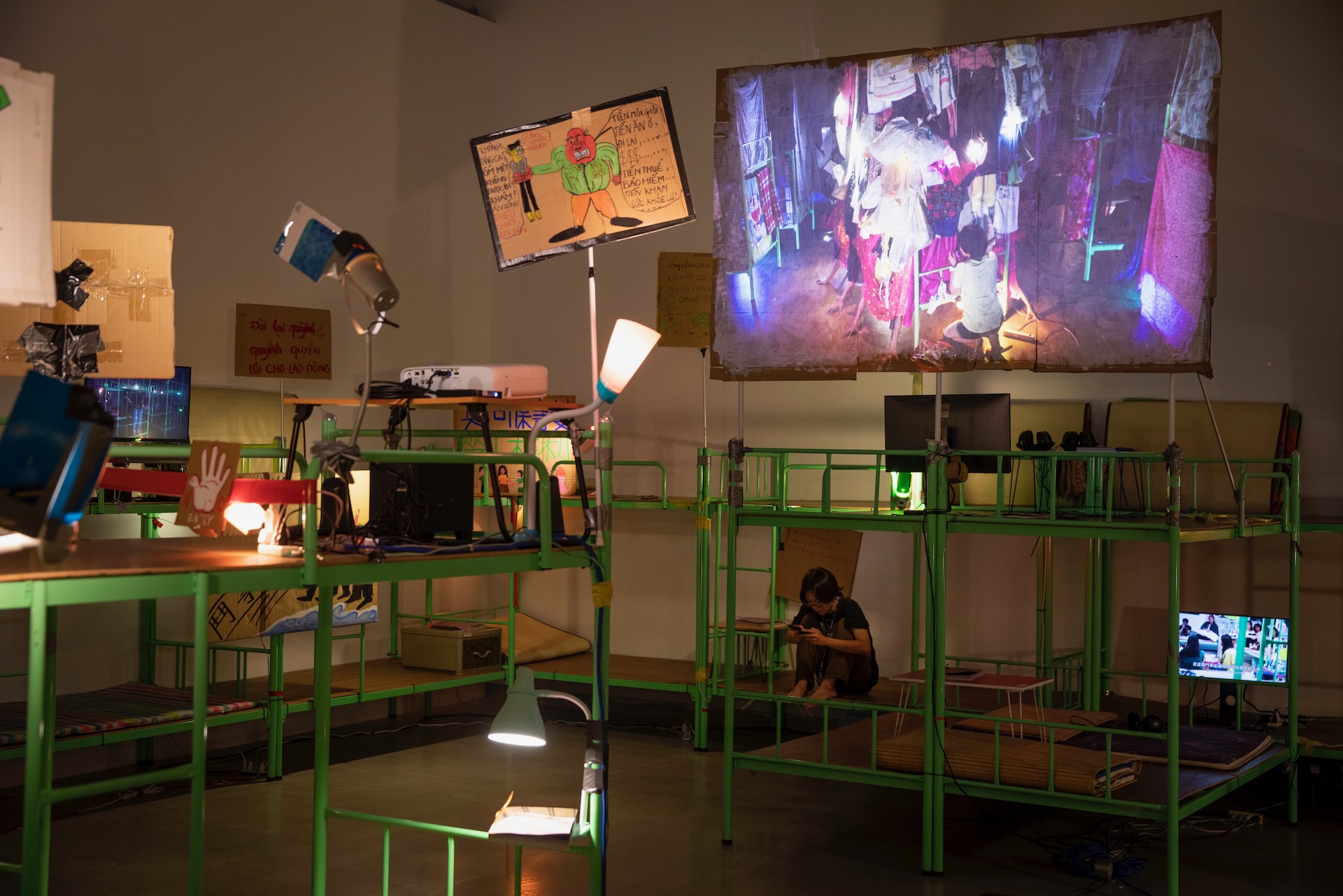 你哥影視社，《宿舍Ký Túc Xá／Dorm》展場照片。（攝影／你哥影視社）