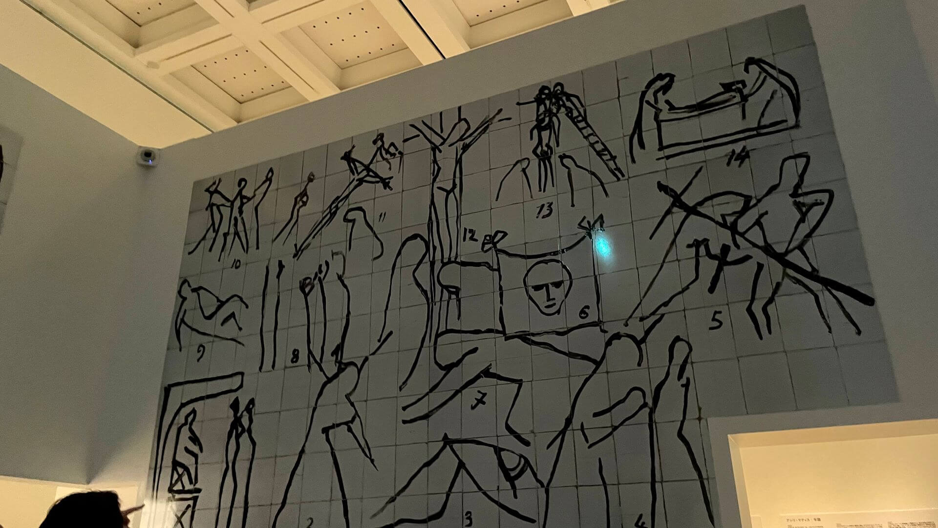 《十字架之道行》「馬諦斯 自由之形」展示風景。（攝影／鄭禹彤）