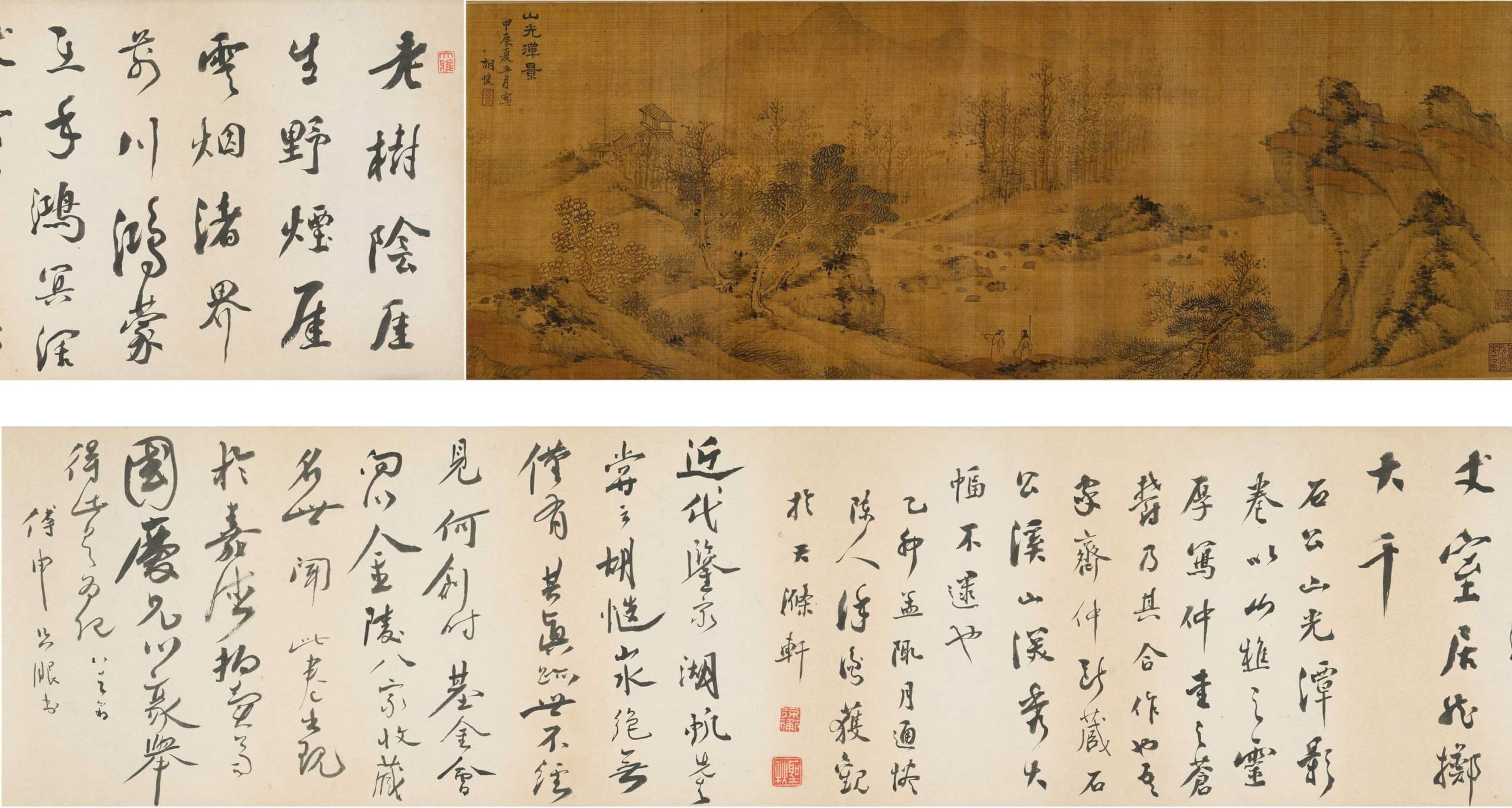 圖6 明 胡慥〈山光潭景圖〉