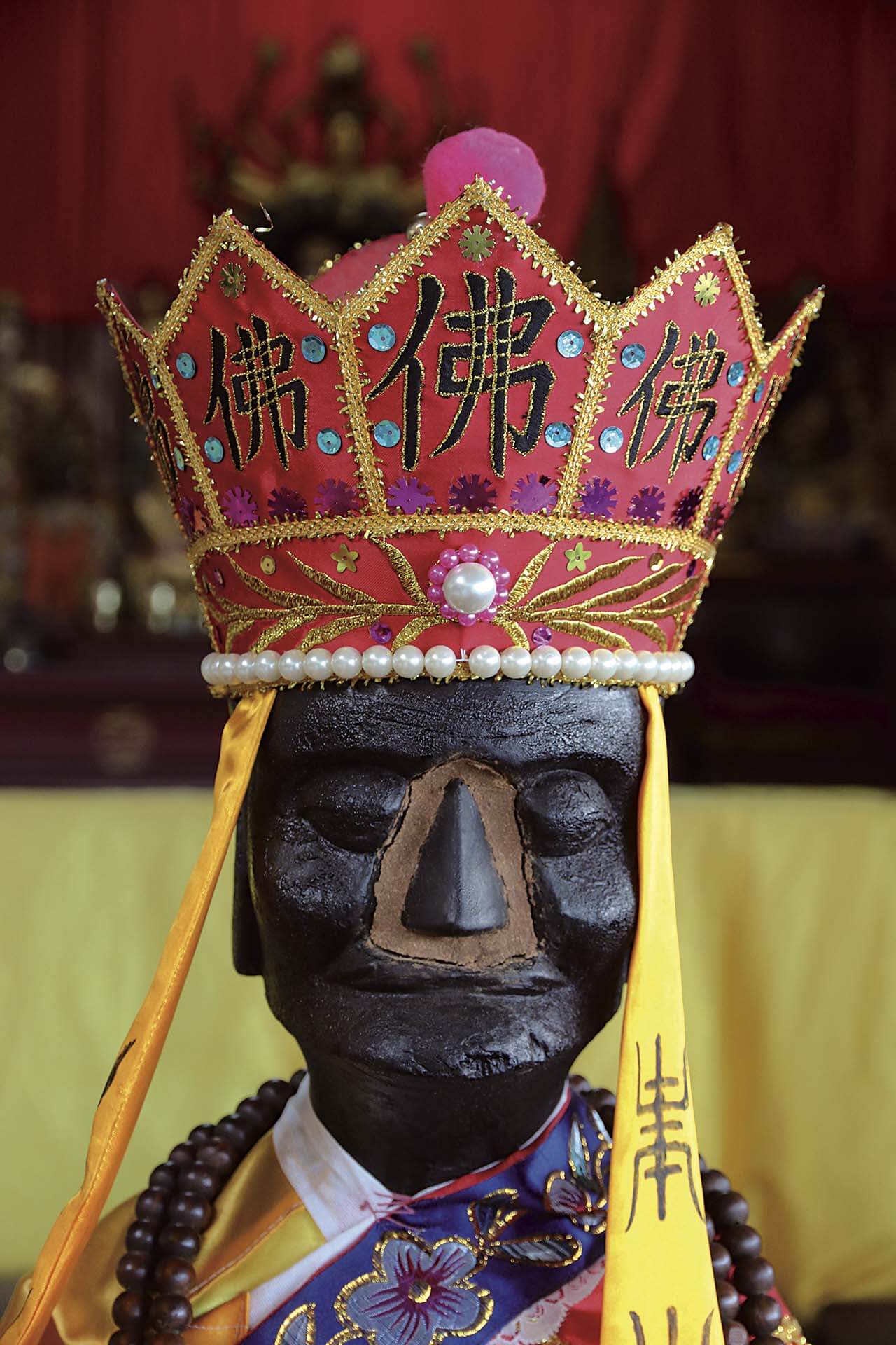 蓬萊老祖以落鼻示警。攝影／張靖委。