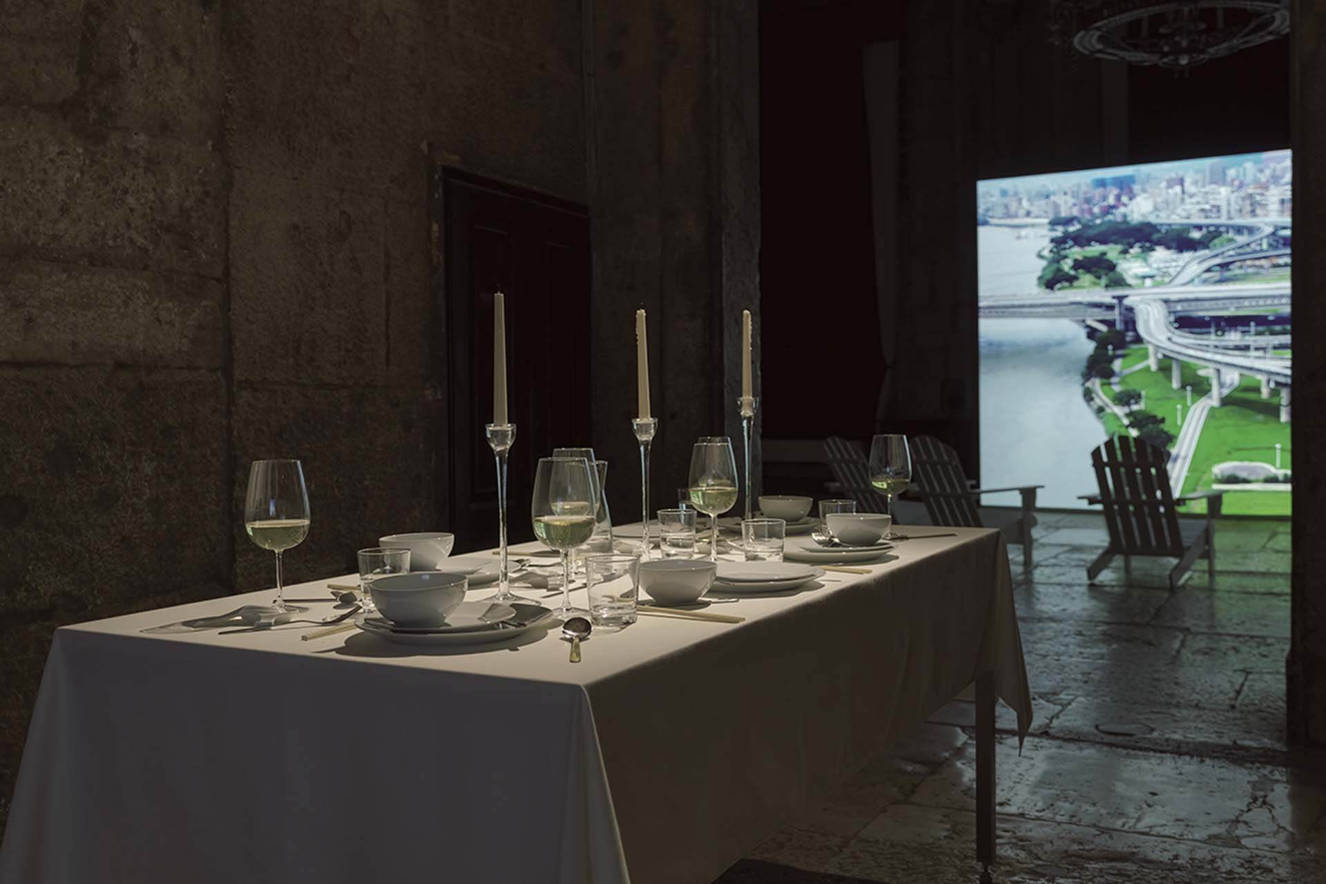 「袁廣鳴：日常戰爭」展場一隅。（©TFAM of Taiwan Collateral Event 2024）