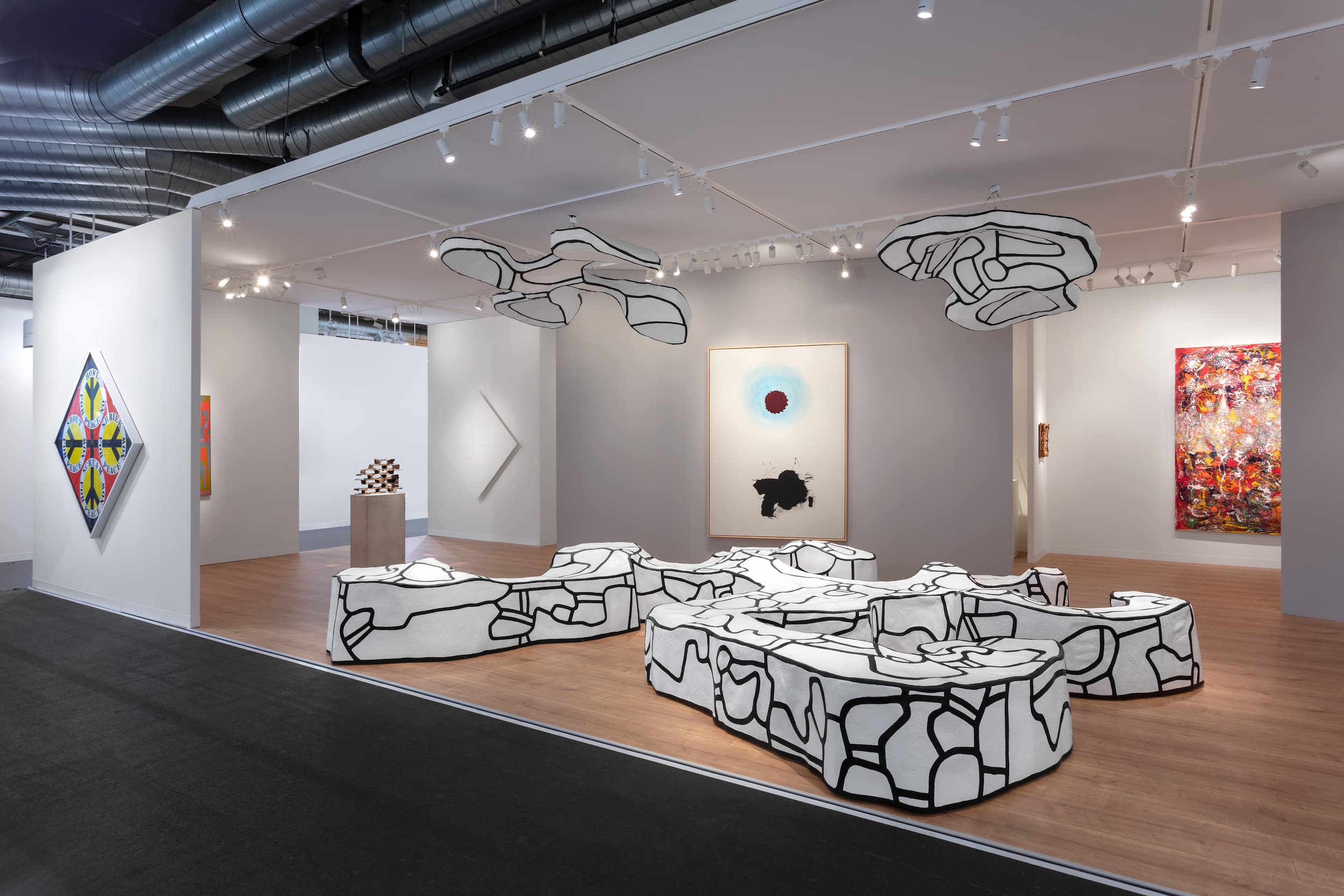 佩斯畫廊（PACE）展位。（佩斯畫廊提供）