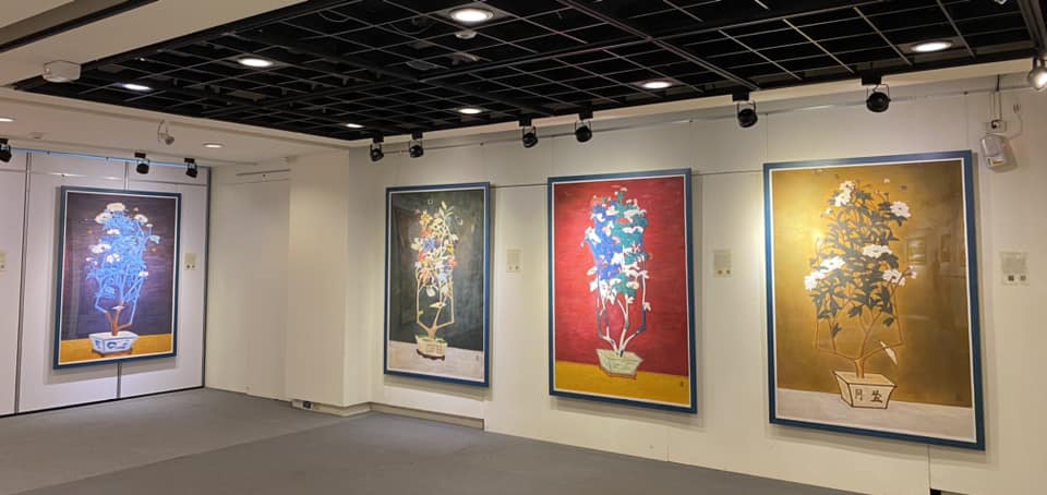 「倜儻筆墨」展覽中的「常玉作品」，畫幅尺寸、筆法、細節皆與公開資料有所不同。（本刊資料室）