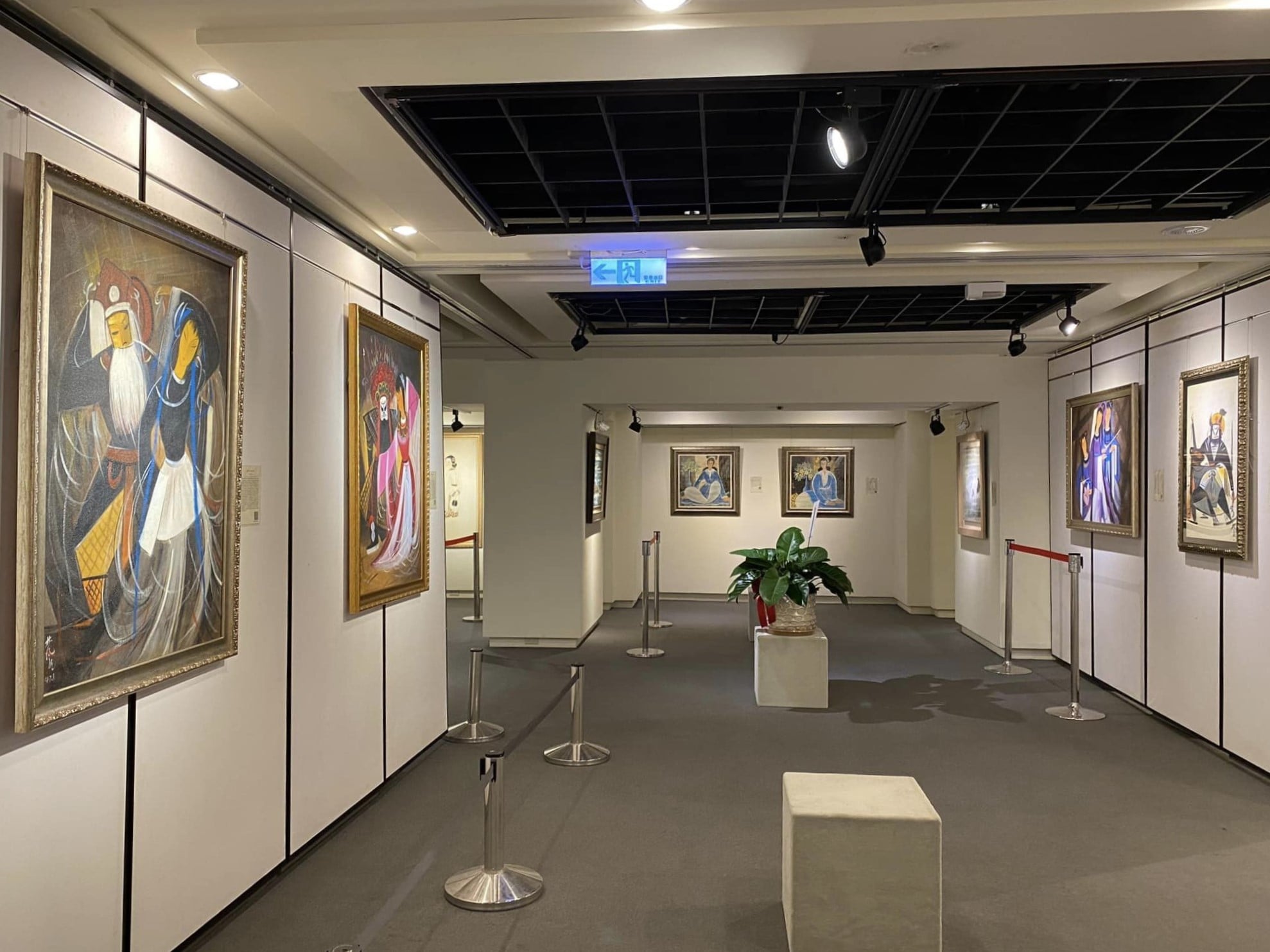 「倜儻筆墨」展覽展出之「林風眠作品」。（本刊資料室）