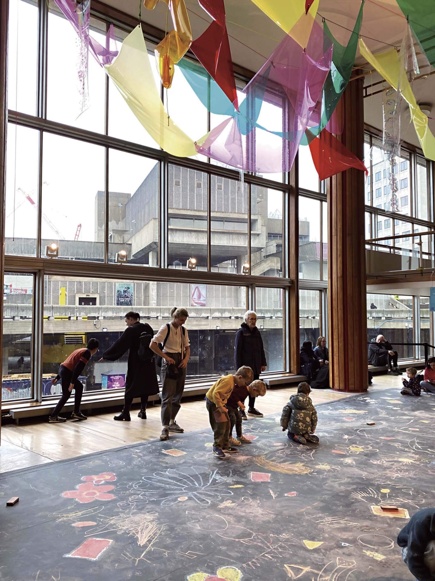 英國南案藝術中心（Southbank Centre）為0-11歲孩子與陪伴者打造的2024年「Imagine Children’s Festival」。（攝影／王惇蕙）