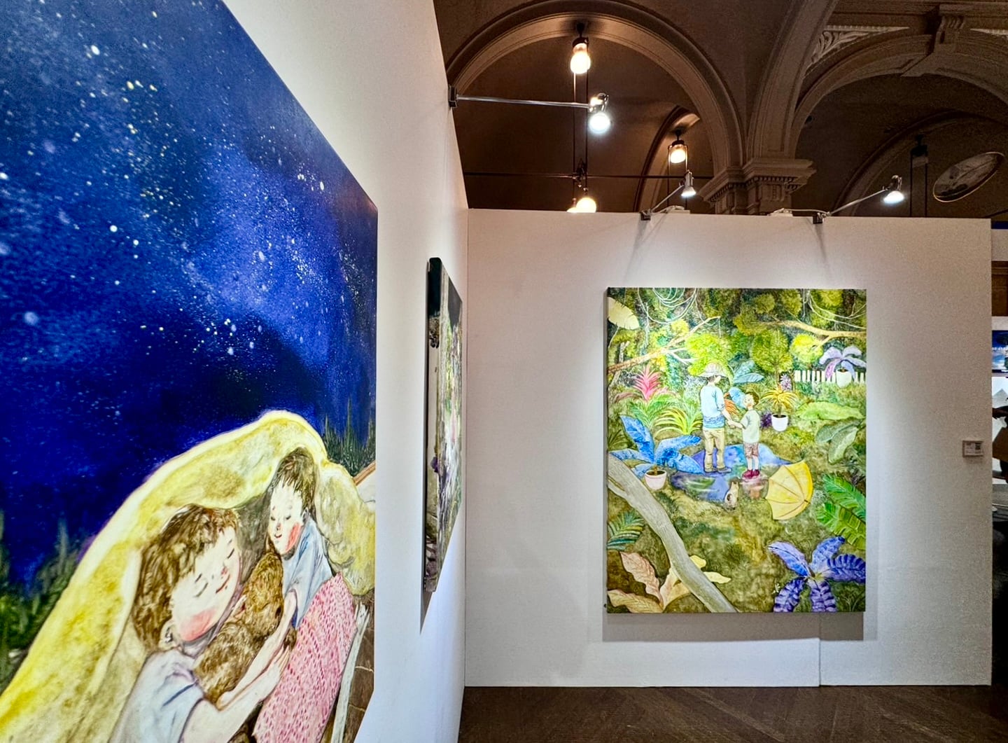 Art Osaka 2024中伊日藝術展位一隅。（伊日藝術提供）