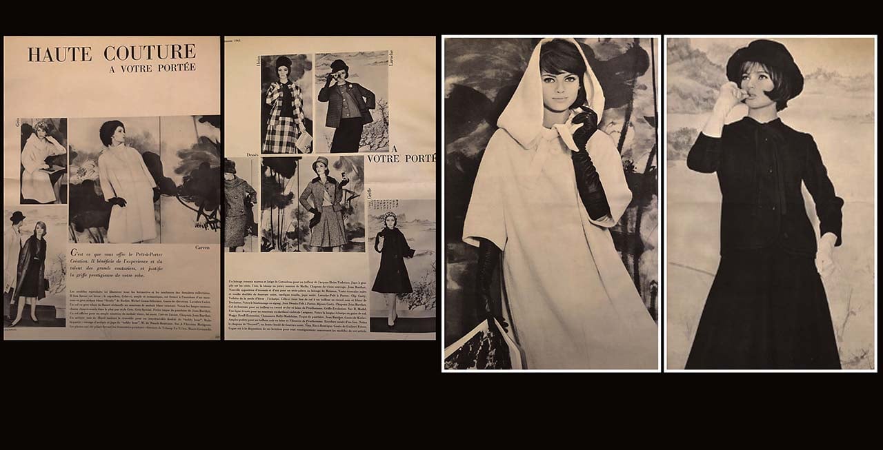 張大千1961年於巴黎舉辦的「巨荷特展」，是以抽象潑墨風格打入巴黎畫壇的重要關鍵。鍾含泱從賽努奇博物館中，發現館方尚保留當年以張大千巨荷為背景的時尚雜誌，再次印證此次展覽在法國藝文界的巨大迴響。圖／鍾含泱。