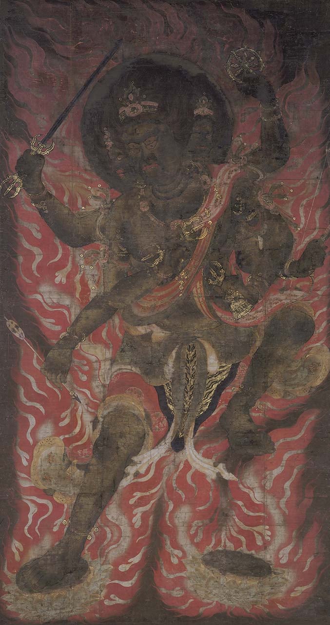 圖5 重要文化財 平安時代12世紀〈金剛夜叉明王像〉，醍醐寺藏。（前期展出）