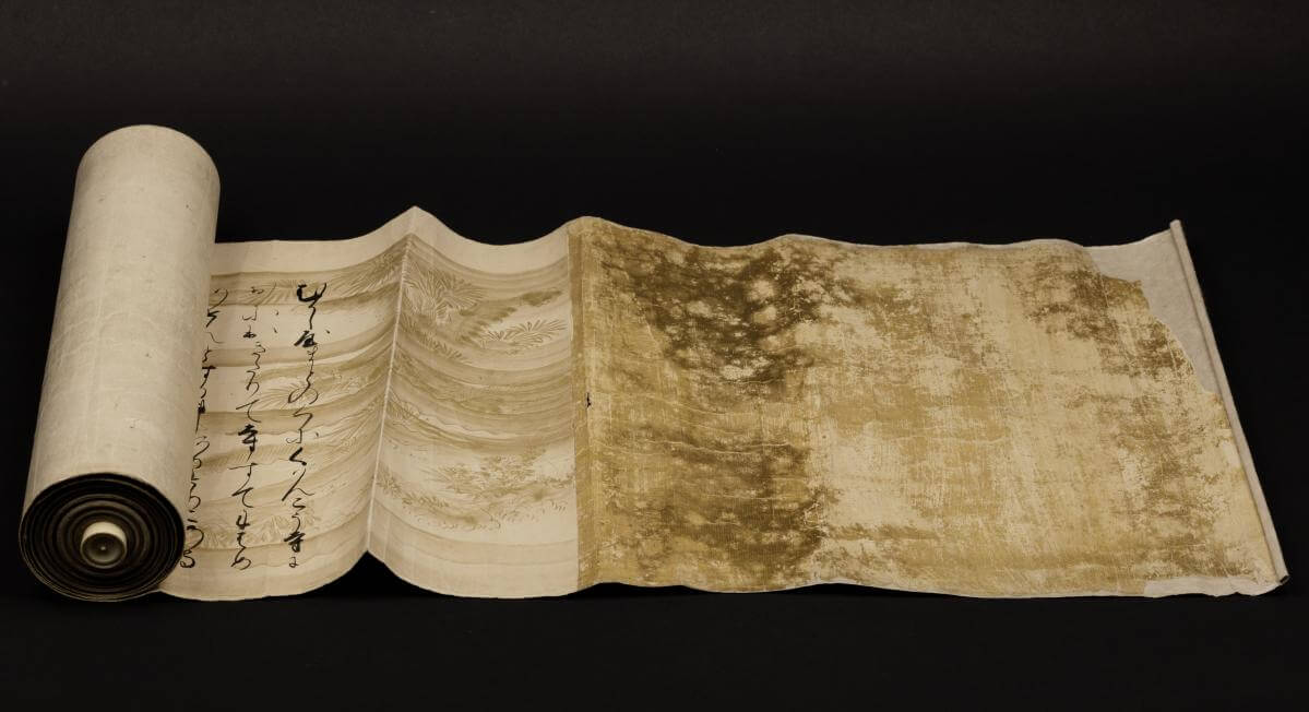 柏林國立圖書館收藏的繪卷《元興寺緣起》，柏林國立圖書館藏（©柏林國立圖書館）