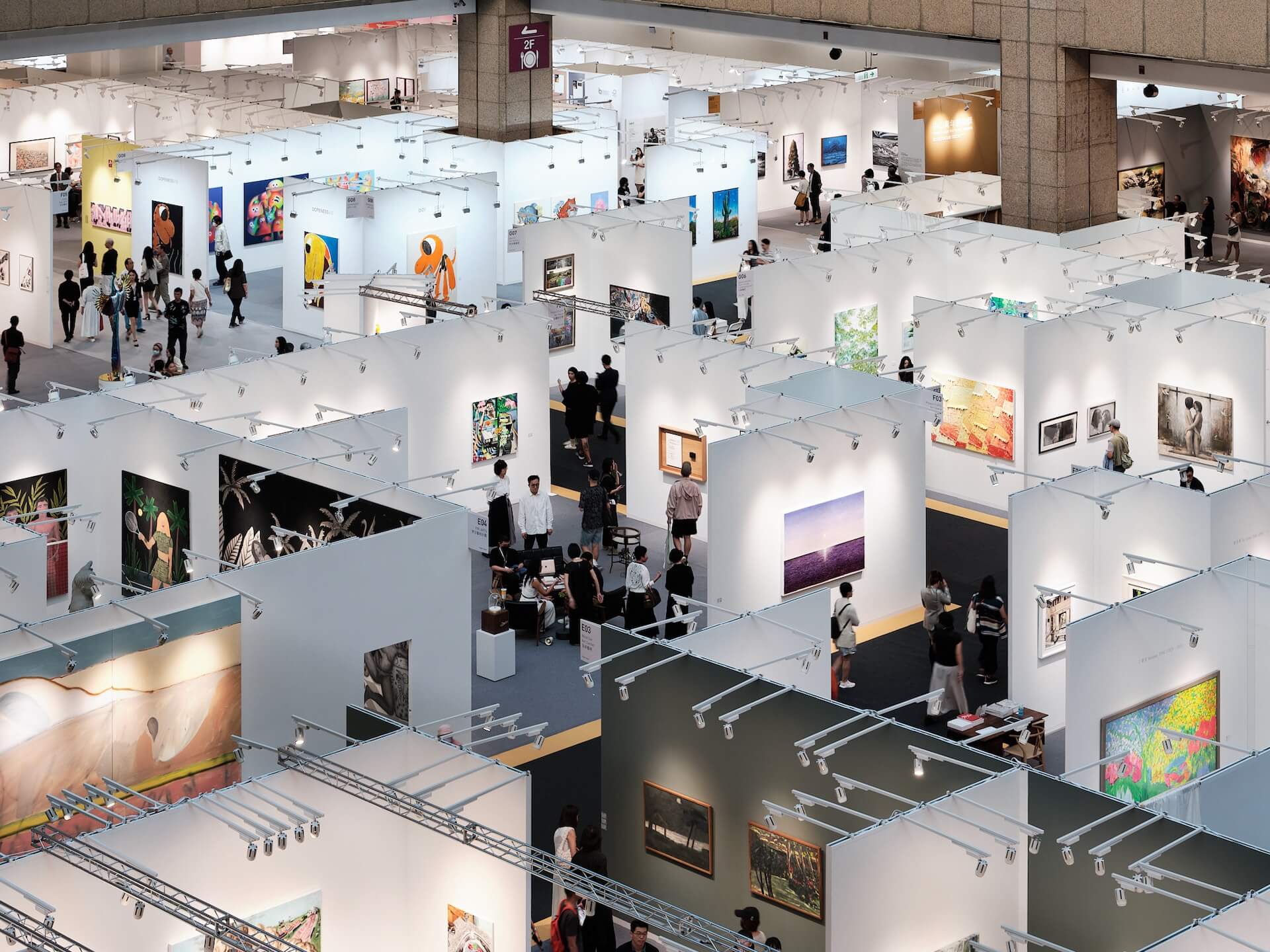 ART TAIPEI 2023台北國際藝術博覽會現場。（ART TAIPEI台北國際藝術博覽會提供）