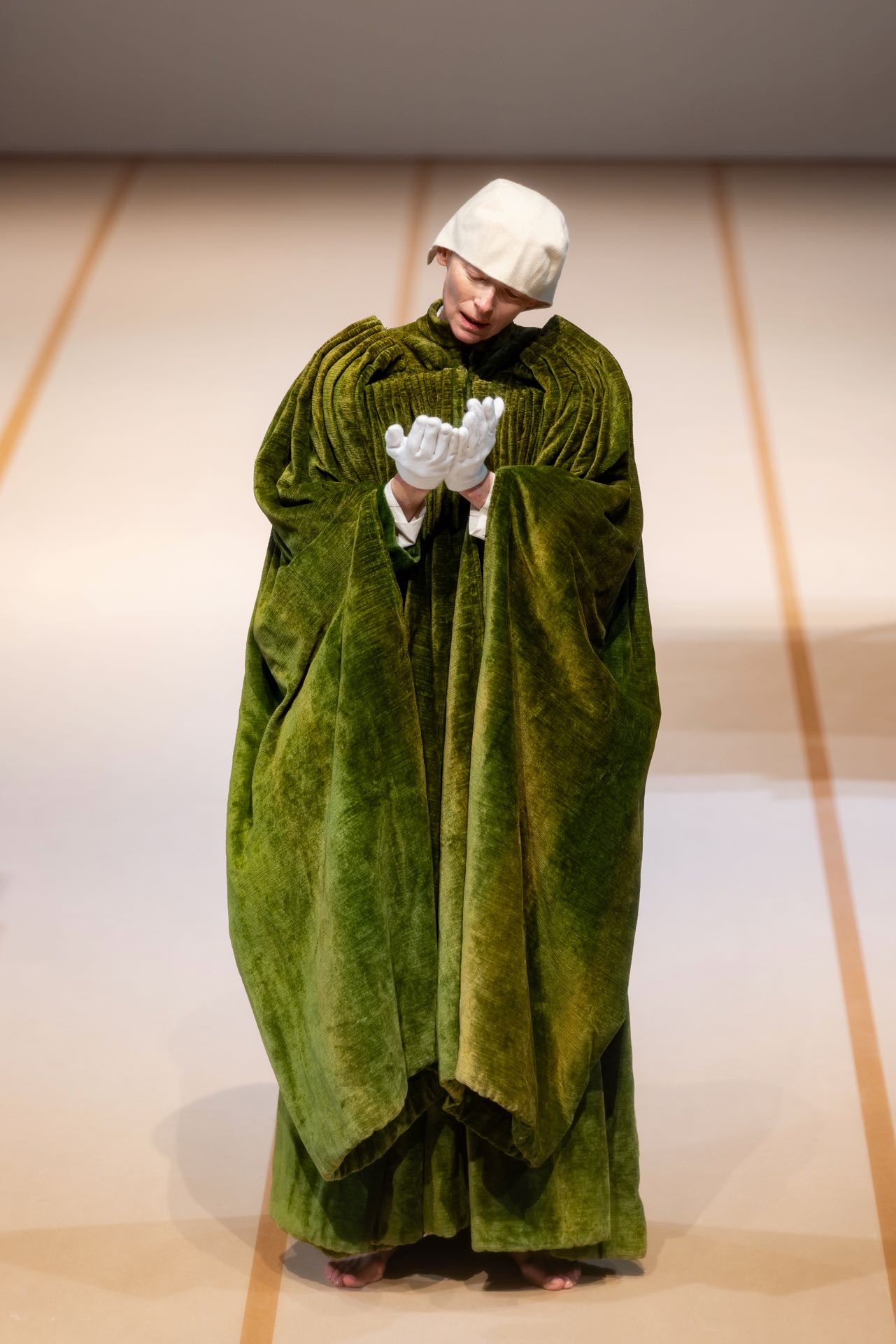 《親愛的帕索里尼》中《坎特伯雷故事集》喬叟。@TPAC，PHOTO by Grace Lin、Paul Chao