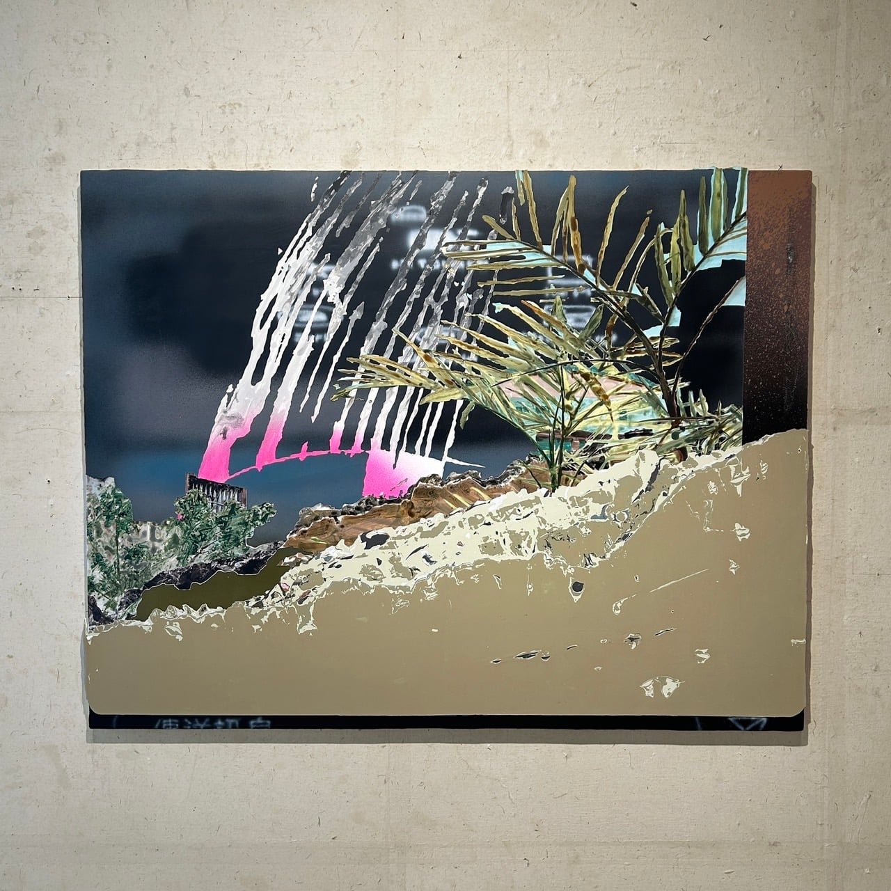 李秉璈作品《序幕》，2024，壓克力、畫布，91&nbsp;✕ 117 cm。（鄺鉅裁提供）