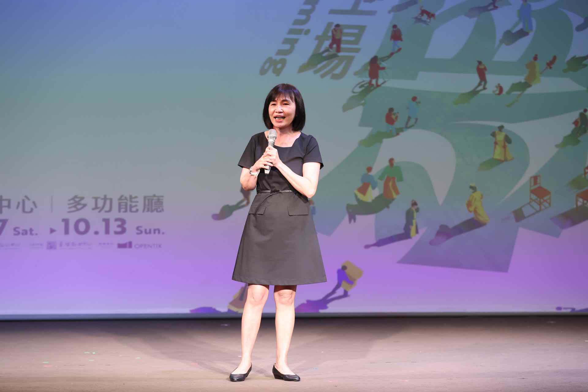 國立傳統藝術中心陳悅宜主任闡述2024戲曲夢工場的未來展望。